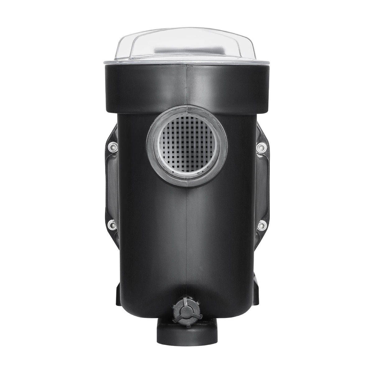 Above Ground Pool Pump, 1.5HP, 122 GPM Max Flow Single Speed Swimming Pool Pump, 220V 3450 RPM 55 ft Max Head Lift with PP Shell Strainer Basket, 122 Fahrenheit Max Water Temp, No Plug