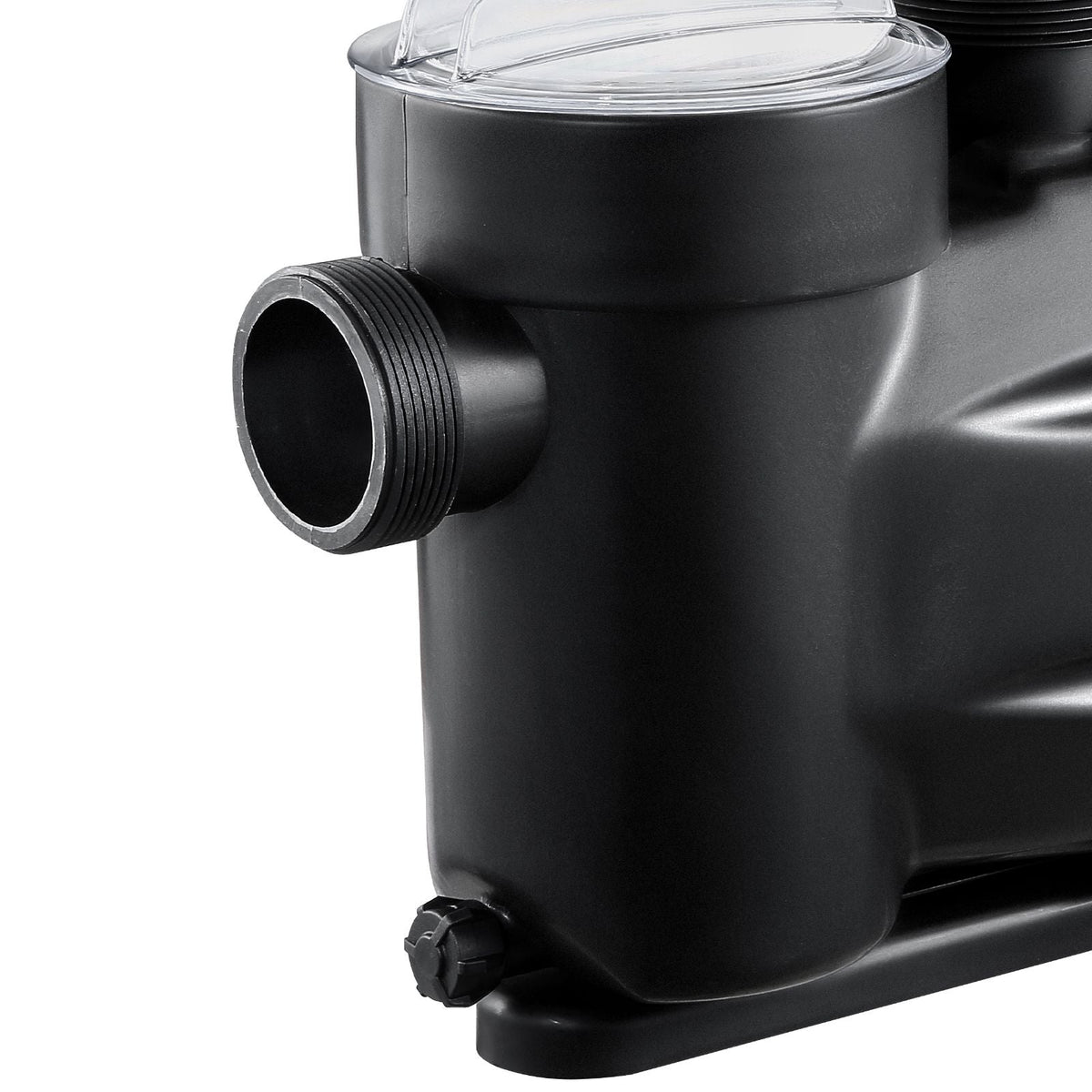 Above Ground Pool Pump, 1.5HP, 122 GPM Max Flow Single Speed Swimming Pool Pump, 220V 3450 RPM 55 ft Max Head Lift with PP Shell Strainer Basket, 122 Fahrenheit Max Water Temp, No Plug