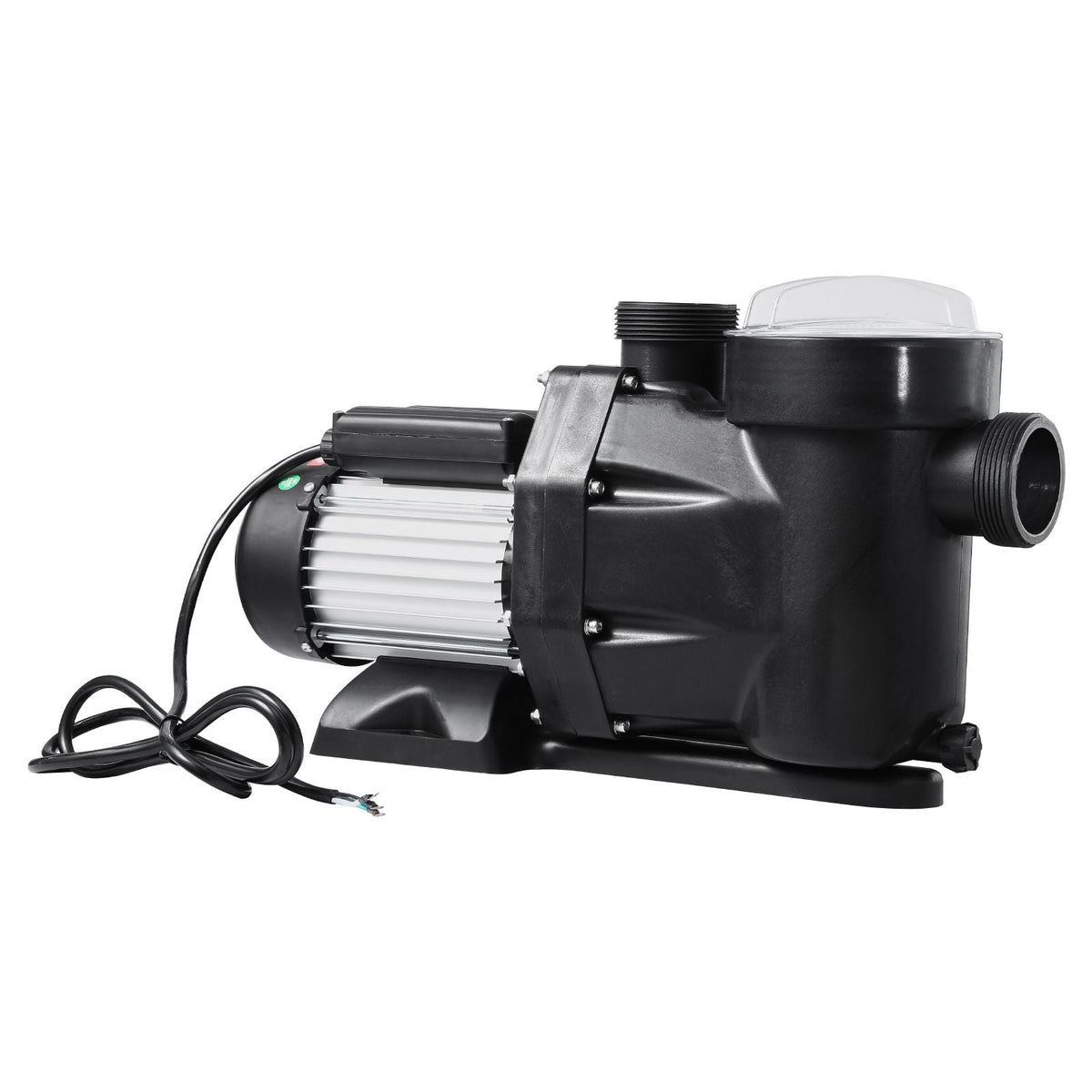 Above Ground Pool Pump, 1.5HP, 122 GPM Max Flow Single Speed Swimming Pool Pump, 220V 3450 RPM 55 ft Max Head Lift with PP Shell Strainer Basket, 122 Fahrenheit Max Water Temp, No Plug