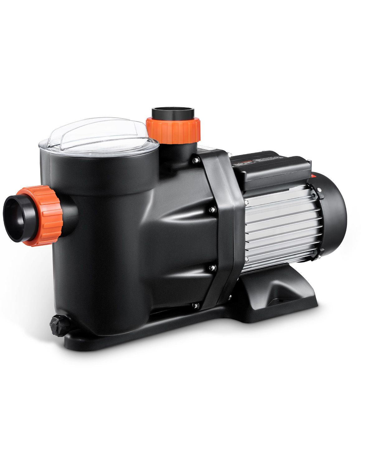 Above Ground Pool Pump, 2.5 HP, 148 GPM Max Flow Single Speed Swimming Pool Pump, 220V 3450 RPM 62 ft Max Head Lift with PP Shell Strainer Basket, 122 Fahrenheit Max Water Temperature