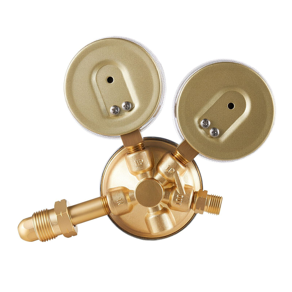 Acetylene Regulator, Precise Acetylene Regulator, 0-500PSI Welding Gas Gauge with CGA-510 Inlet Connection & 9/16"-18 LH Outlet Connection, PC Knob Adjustment