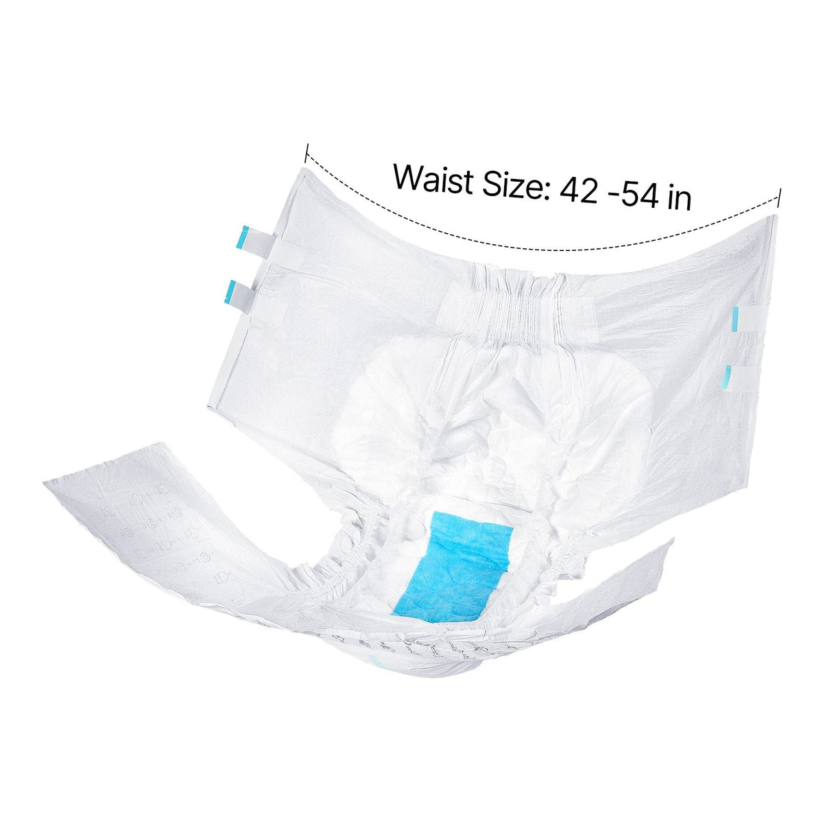 Adult Briefs with Tabs, Super Absorbent Incontinence Briefs for Men and Women, Disposable Adult Diapers with Leakproof 3D Surround Guard & Wetness Indicator - L Size, 40 Count (4 Packs of 10)
