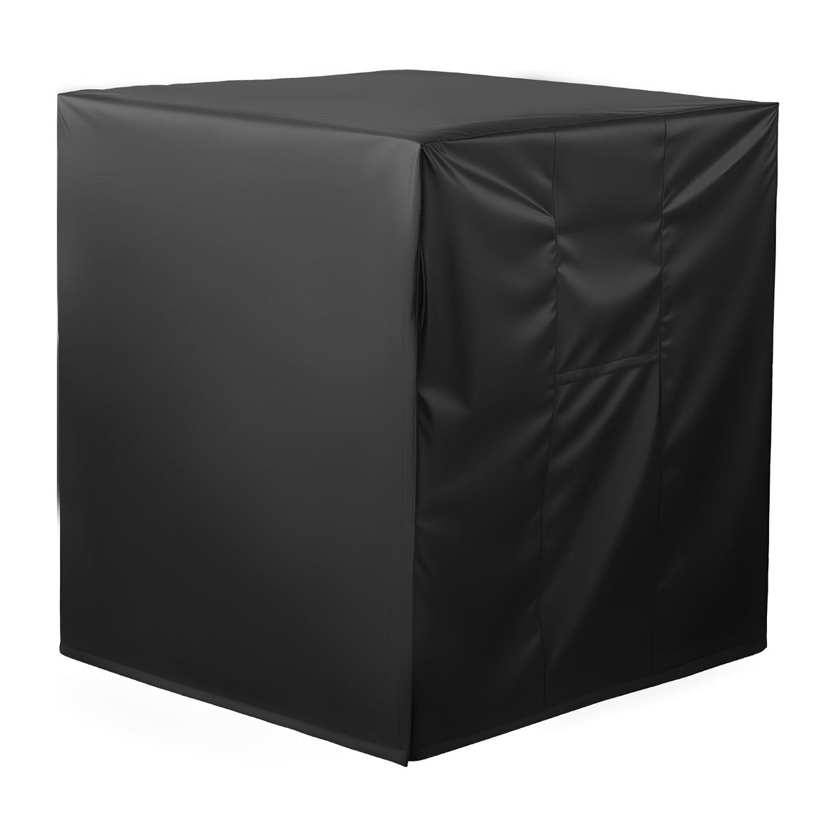 Air Conditioner Cover, 26 x 26 x 32 inch Ac Cover for Air Conditioning Unit, Three-Layer, Waterproof Polyester Fabric, Mesh Ventilation, Universal Defender for Outdoor Outside Ac Unit, Black