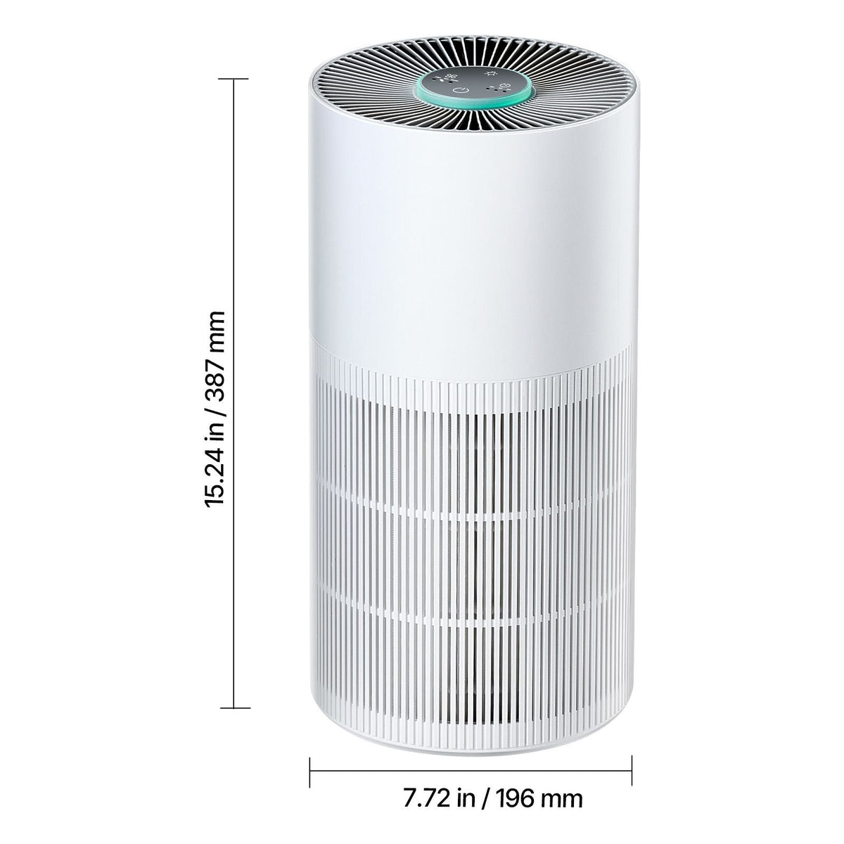 Air Purifier, H11 HEPA Layer, 1100 ft²/h Smart Air Purifier with Speed Control & Child Lock Guard, Efficient Air Cleaner with Convenient Touch Panel & 25 dB Sleep Mode, Fit for Home & Office