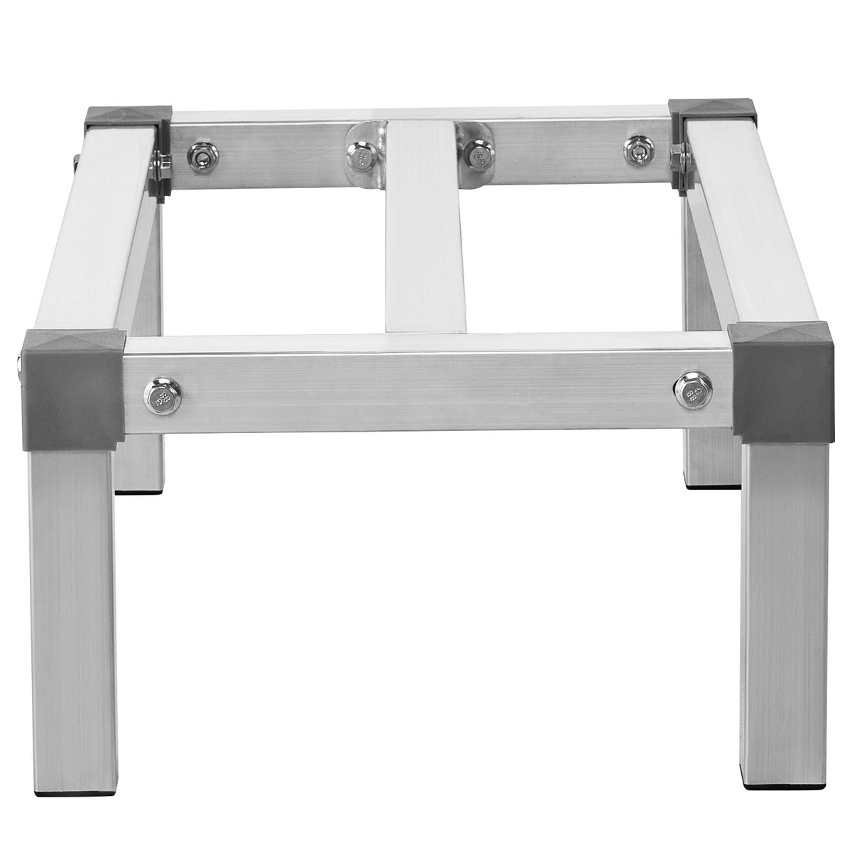 Aluminum Dunnage Rack, 24' x 14' Commercial Food Floor Rack, 8' Off the Floor, 1000 lbs Capacity Adjustable Aluminum Storage Rack, for Storage in Restaurants, Kitchens, Garages and Vehicles