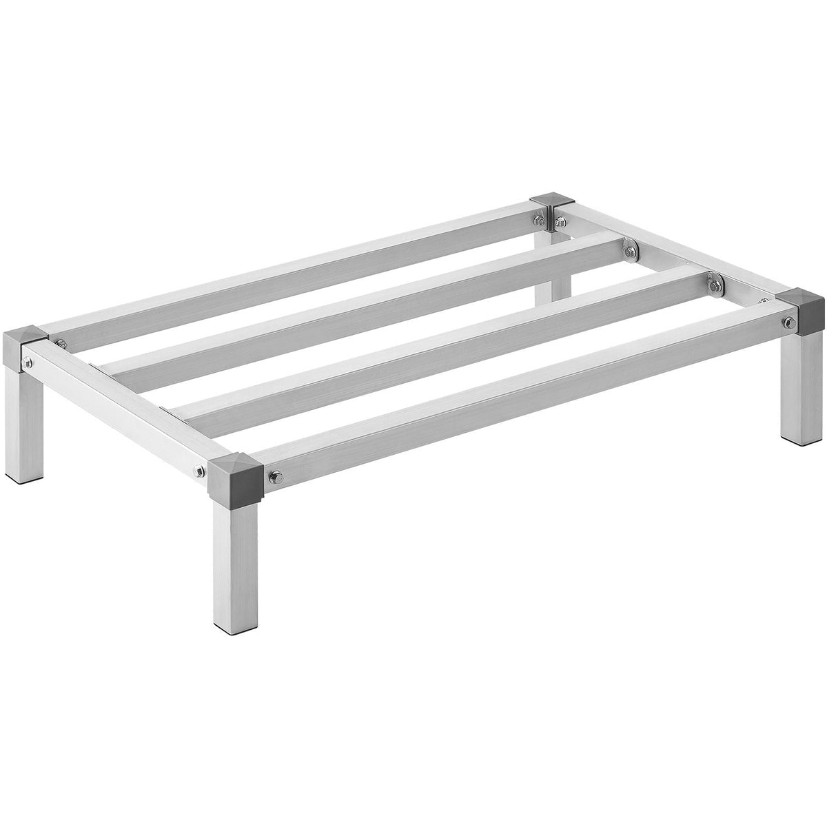 Aluminum Dunnage Rack, 36' x 20' Commercial Food Floor Rack, 8' Off the Floor, 1000 lbs Capacity All-Welded Aluminum Storage Rack, for Storage in Restaurants, Kitchens, Garages and Vehicles