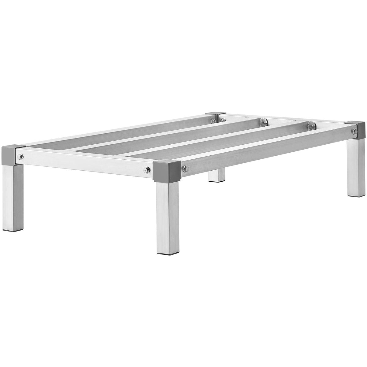 Aluminum Dunnage Rack, 36' x 20' Commercial Food Floor Rack, 8' Off the Floor, 1000 lbs Capacity All-Welded Aluminum Storage Rack, for Storage in Restaurants, Kitchens, Garages and Vehicles