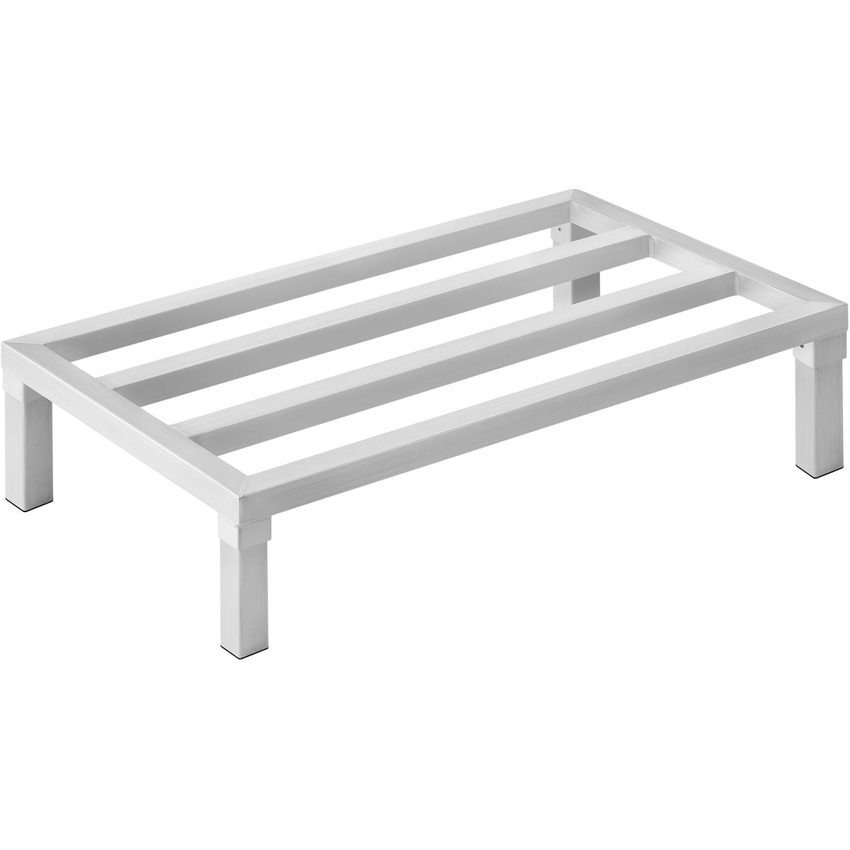 Aluminum Dunnage Rack, 36' x 20' Commercial Food Floor Rack, 8' Off the Floor, 1800 lbs Capacity All-Welded Aluminum Storage Rack, for Storage in Restaurants, Kitchens, Garages and Vehicles