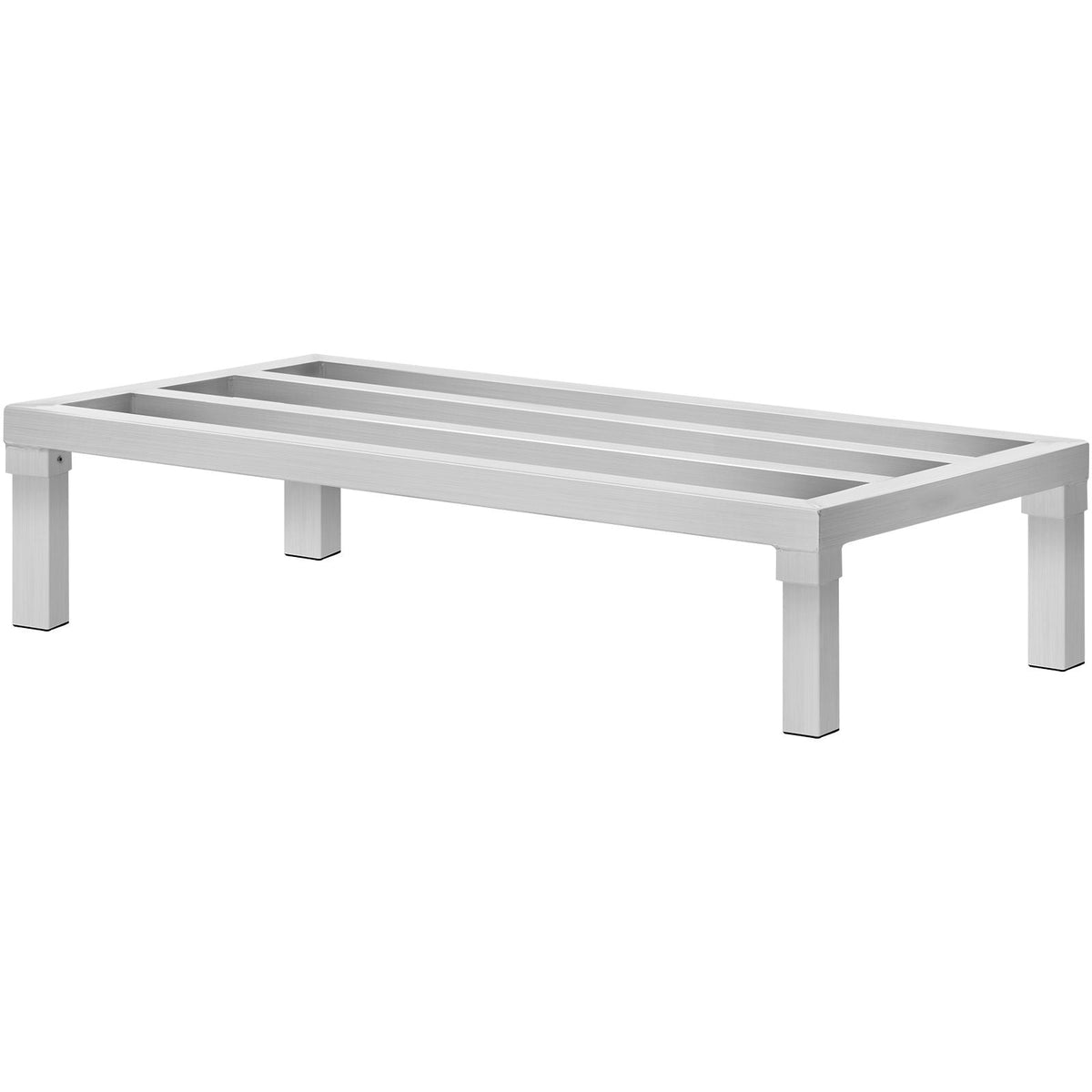 Aluminum Dunnage Rack, 36' x 20' Commercial Food Floor Rack, 8' Off the Floor, 1800 lbs Capacity All-Welded Aluminum Storage Rack, for Storage in Restaurants, Kitchens, Garages and Vehicles