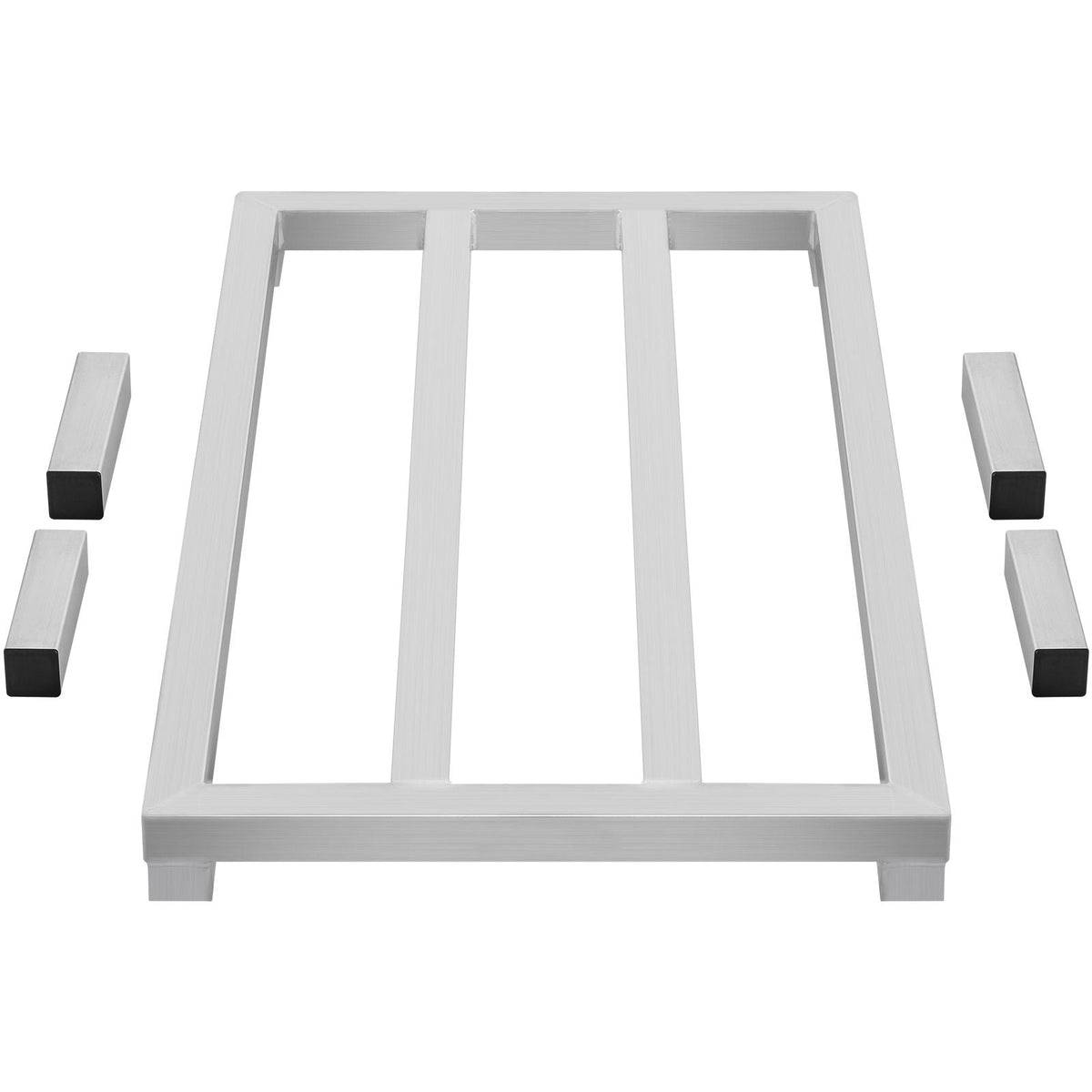 Aluminum Dunnage Rack, 36' x 20' Commercial Food Floor Rack, 8' Off the Floor, 1800 lbs Capacity All-Welded Aluminum Storage Rack, for Storage in Restaurants, Kitchens, Garages and Vehicles