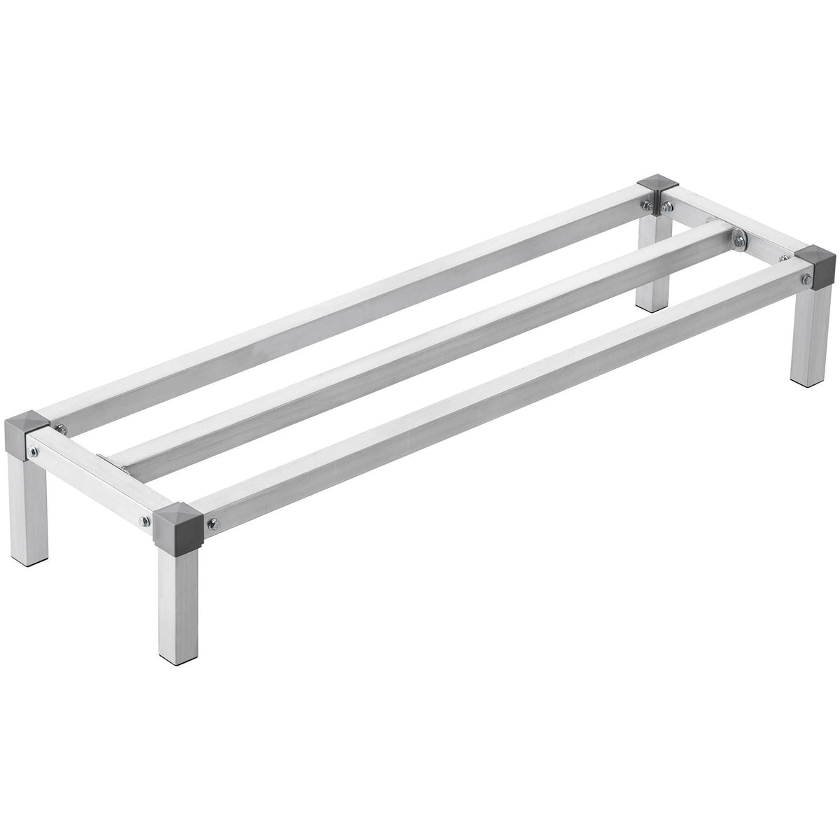 Aluminum Dunnage Rack, 48' x 14' Commercial Food Floor Rack, 8' Off the Floor, 1000 lbs Capacity All-Welded Aluminum Storage Rack, for Storage in Restaurants, Kitchens, Garages and Vehicles