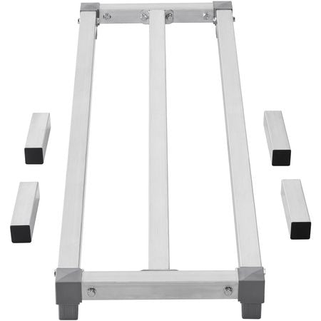 Aluminum Dunnage Rack, 48' x 14' Commercial Food Floor Rack, 8' Off the Floor, 1000 lbs Capacity All-Welded Aluminum Storage Rack, for Storage in Restaurants, Kitchens, Garages and Vehicles