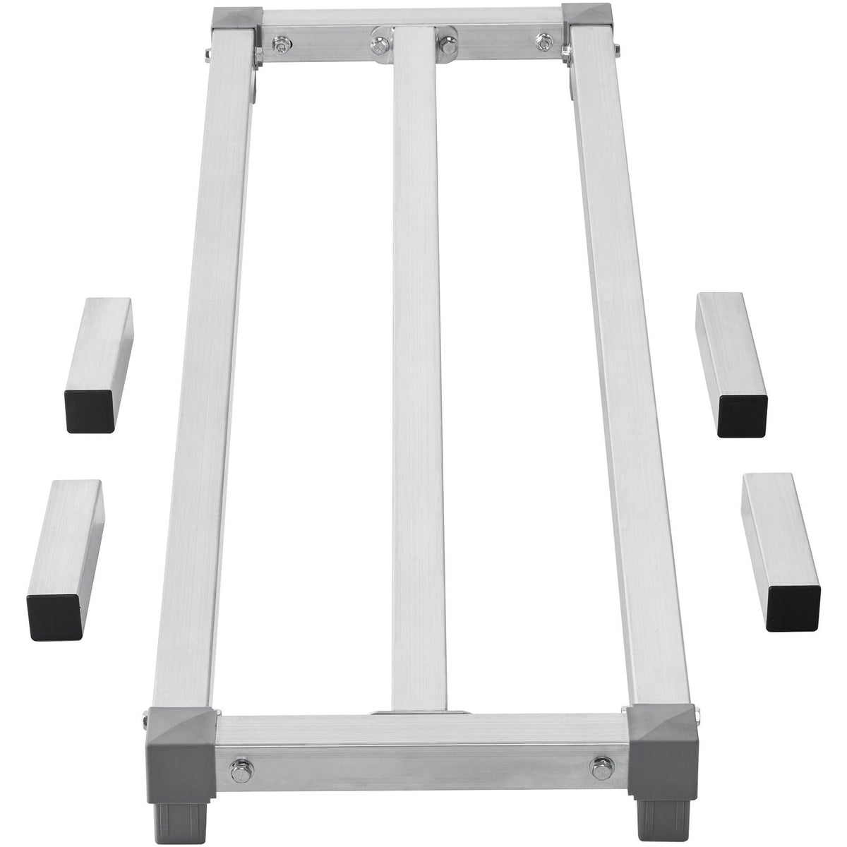 Aluminum Dunnage Rack, 48' x 14' Commercial Food Floor Rack, 8' Off the Floor, 1000 lbs Capacity All-Welded Aluminum Storage Rack, for Storage in Restaurants, Kitchens, Garages and Vehicles