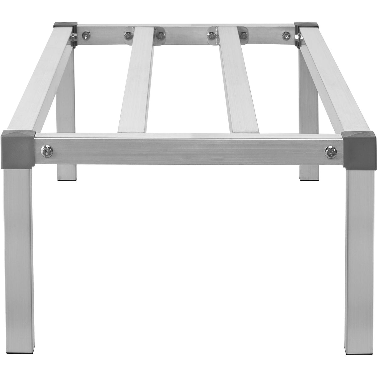 Aluminum Dunnage Rack, 48' x 20' Commercial Food Floor Rack, 12' Off the Floor, 1000 lbs Capacity All-Welded Aluminum Storage Rack, for Storage in Restaurants, Kitchens, Garages and Vehicles