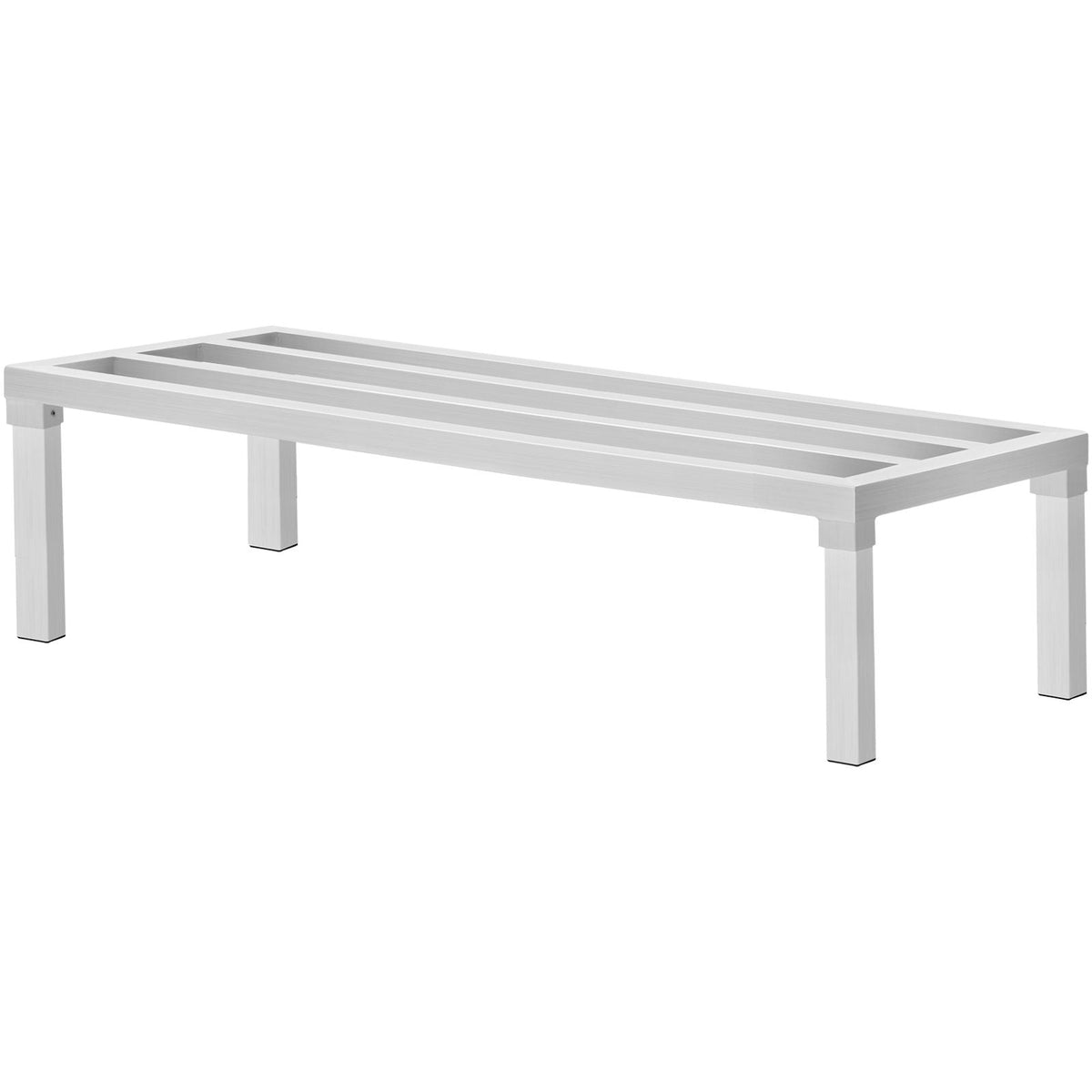 Aluminum Dunnage Rack, 48' x 20' Commercial Food Floor Rack, 12' Off the Floor, 1800 lbs Capacity All-Welded Aluminum Storage Rack, for Storage in Restaurants, Kitchens, Garages and Vehicles