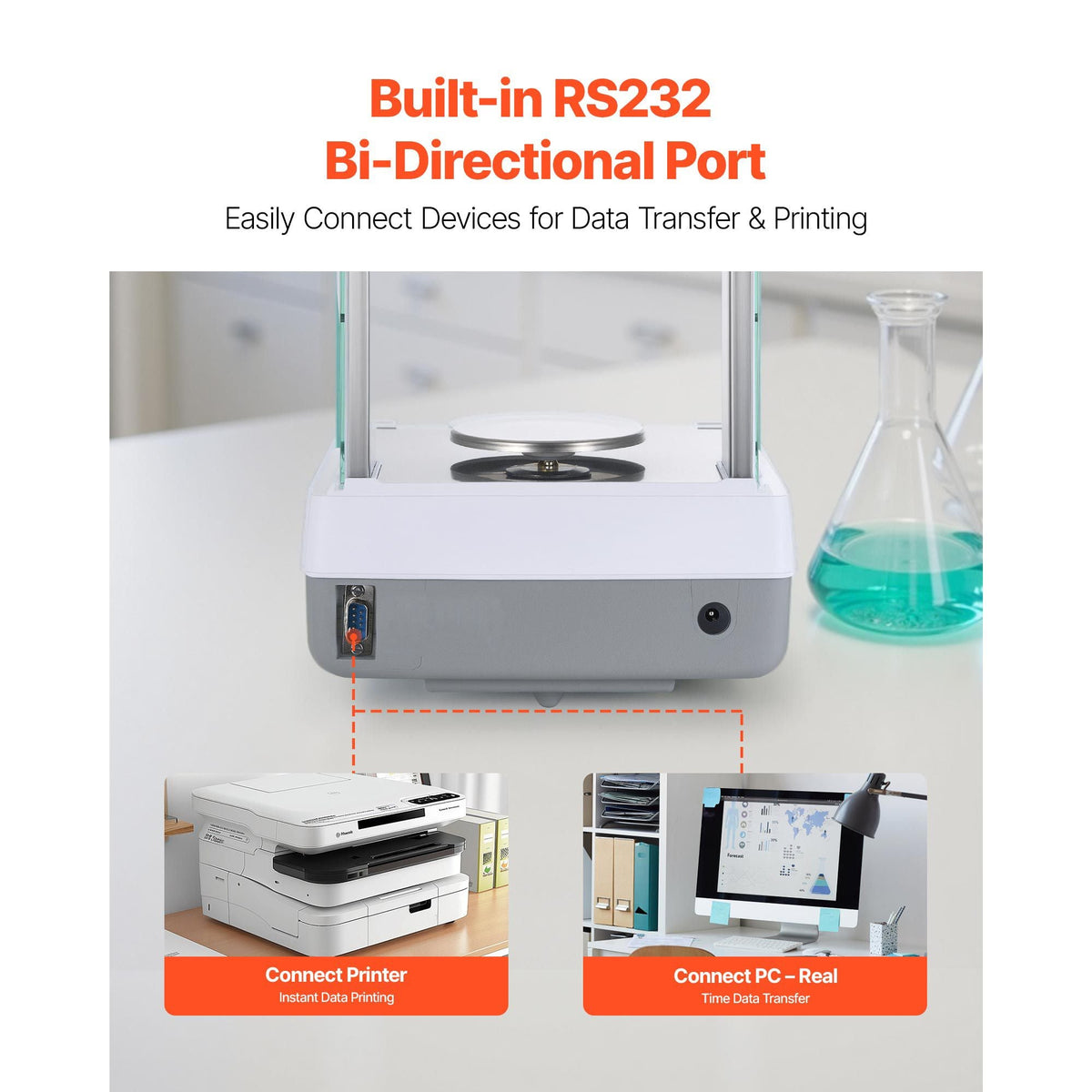 Analytical Balance, 120 g x 0.1 mg, 0.0001 g High Precision Accuracy Lab Scale, g/oz/ct/mg 4 Units Electronic Digital Analytical Balance with Glass Draft Shield, for Laboratory Jewelry Pharmacy