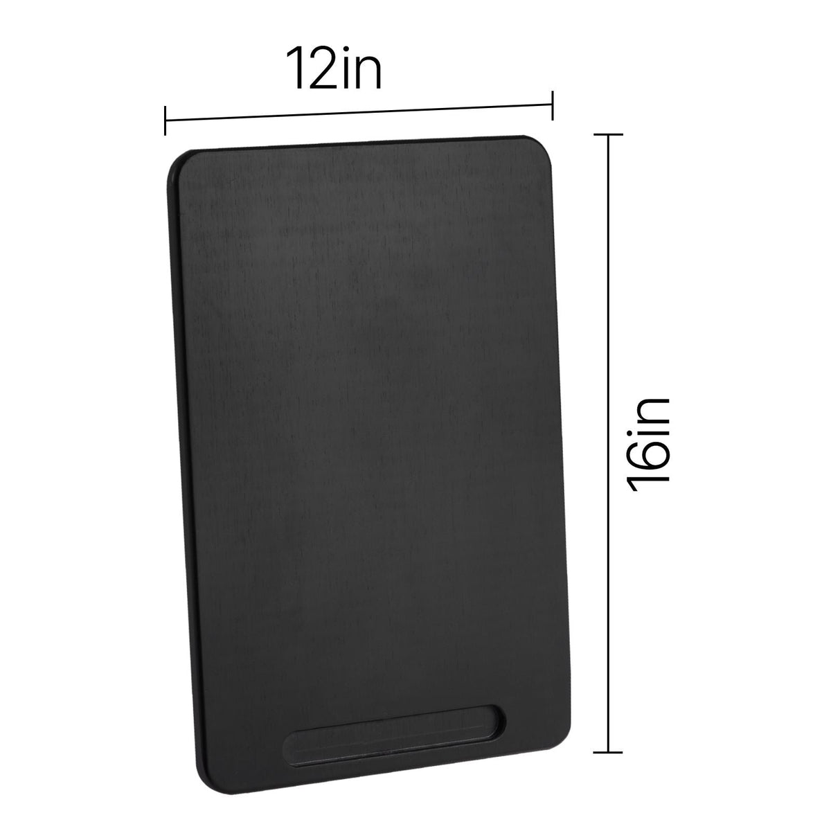 Appliance Slider, Large 16 x 12-inch, Rolling Sliding Tray with Silent Rubber Wheels & Hollow Handle, Easy to Clean, Appliance Rolling Tray for Coffee Maker, Kitchen Countertop, Black