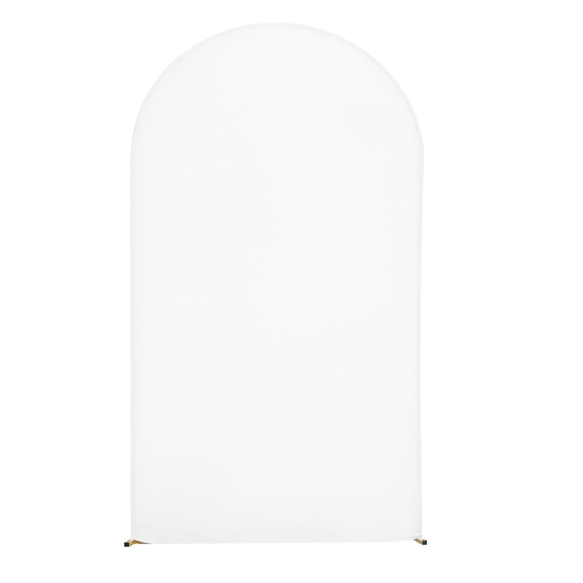 Arch Backdrop Stand, 7.2 x 4 ft, Stable Structure, Easy Assembly, 1 Piece Gold Metal Arch Backdrop Stand with Cover for Wedding, Birthday Party, Holiday Celebration, and Ceremony Decoration