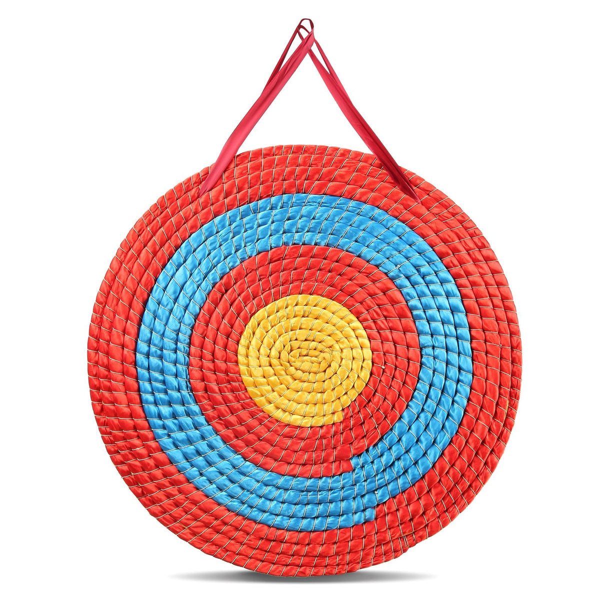 Archery Target, 3 Layers 20" Arrow Target, Traditional Solid Straw Round Archery Target Shooting Bow, Hand-Made Arrows Target, Coloured Rope Target for Backyard Outdoor Hunting Shooting Practice