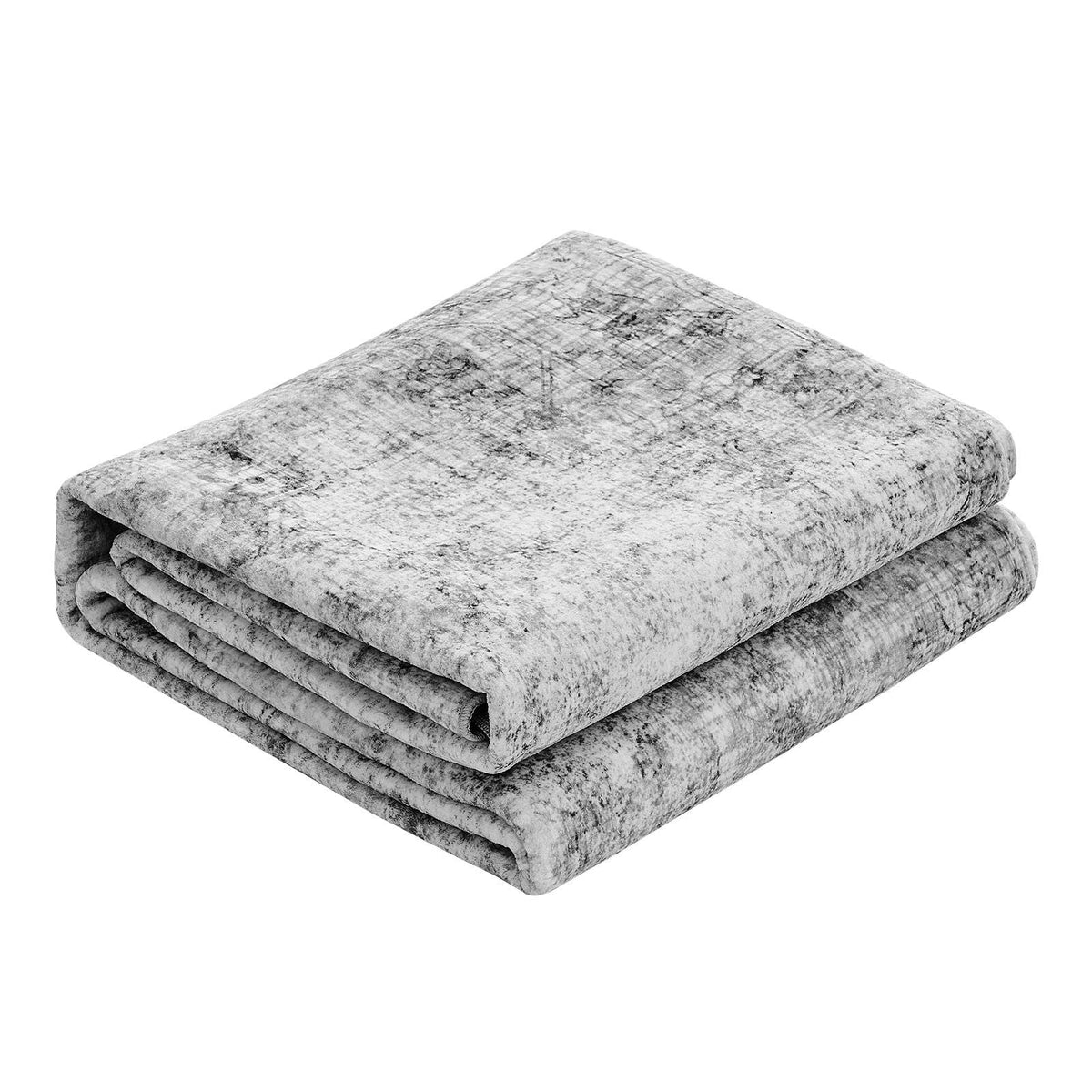 Area Rug, 6 x 9 ft Large Washable Boho Rug, Non-Slip and Tear-Resistant Soft Carpet, Pet & Child Friendly Bohemian Area Rugs, Indoor Mat for Bedroom, Living Room, Kids Room, Entryway, Gray