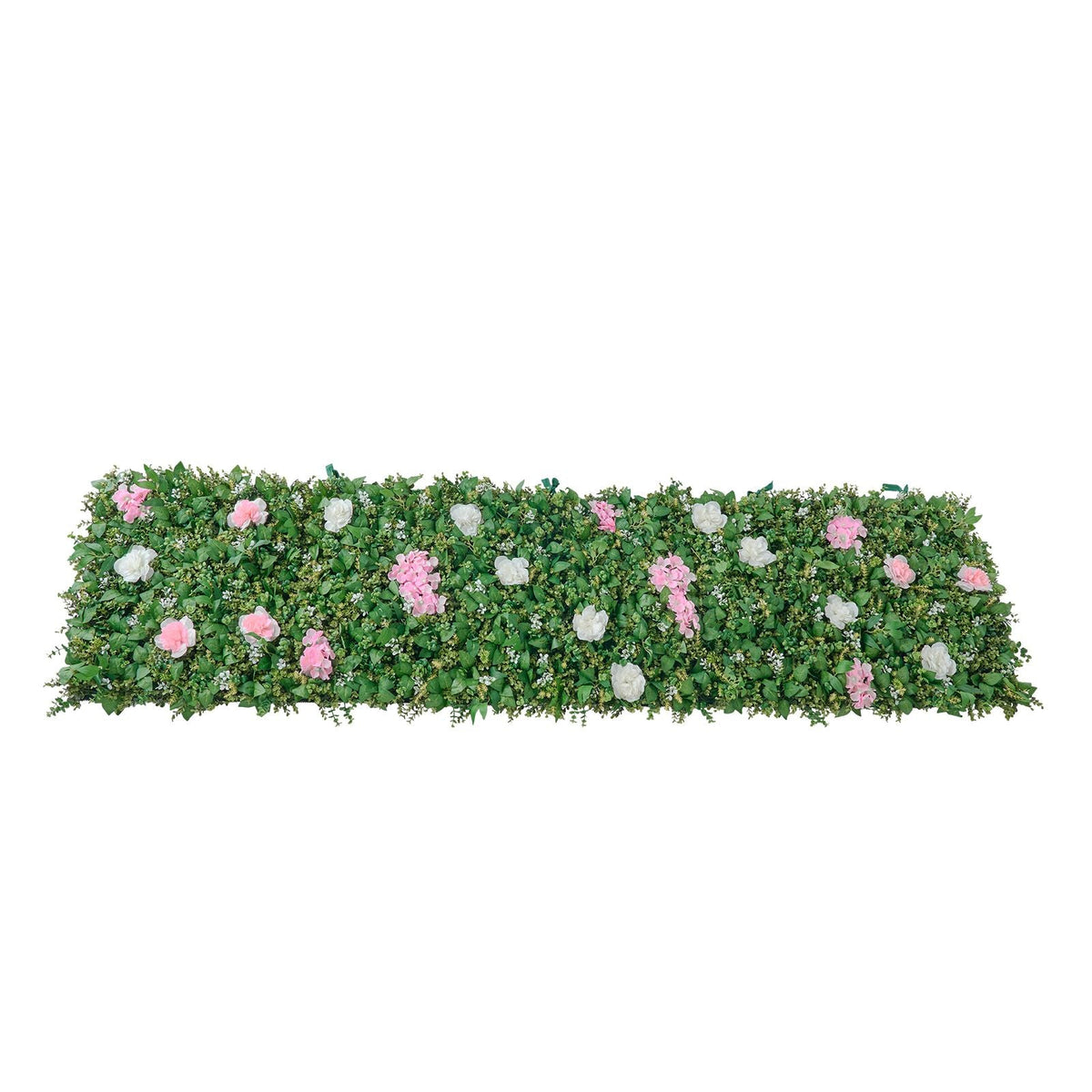 Artificial Luxury Flower Wall Backdrop, 2 PCS, Each Panel 2 x 8 ft, Gorgeous 3D Silk Floral Backdrop Pet Friendly, Easy Installation Flower Wall Panel for Wedding, Event, Party and Home Decor