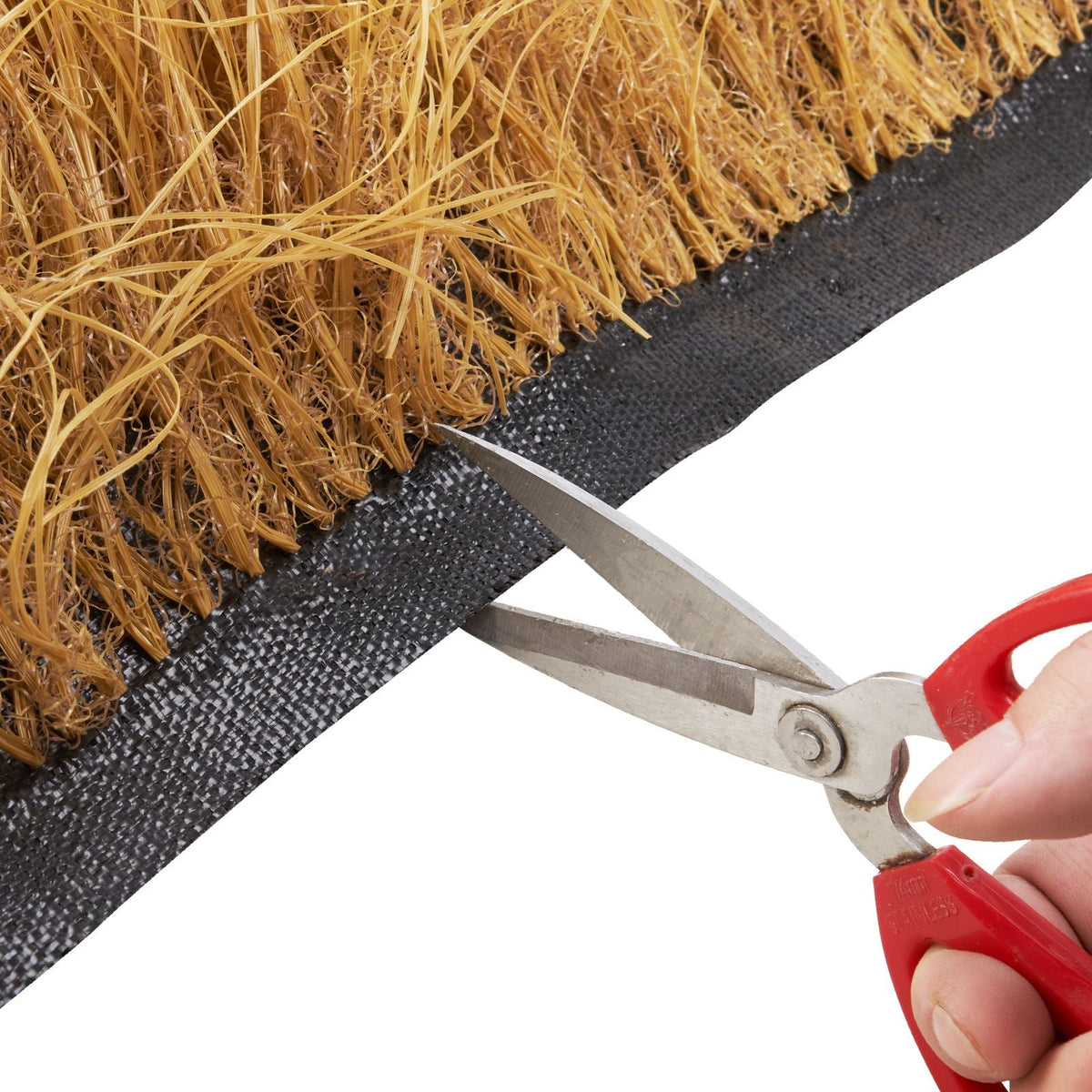 Artificial Thatch Grass Roof, 1.3 x 3.9 ft Tiki Bar Hut Thatch Roofing Roll, Waterproof & Fire-Resistant, Palapa Tiki Roof Mat for Patio Pool Beach Tropical Hawaiian Party Décor