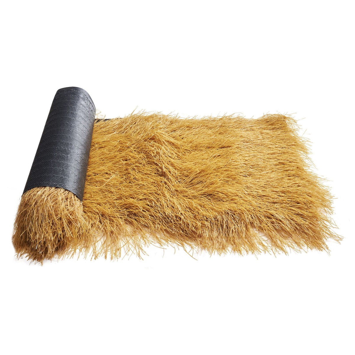 Artificial Thatch Grass Roof, 1.6 x 19.7 ft Tiki Bar Hut Thatch Roofing Roll, Waterproof & Fire-Resistant, Palapa Tiki Roof Mat for Patio Pool Beach Tropical Hawaiian Party Décor
