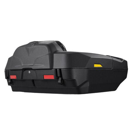 ATV Rear Storage Box and Lounger, 95L ATV Cargo Box with Seat & Backrest, Waterproof LLDPE & Lockable Lounger Storage Box Fit Most ATVs with Rear Rack, Compatible with ATV, UTV, Can-Am Vehicles