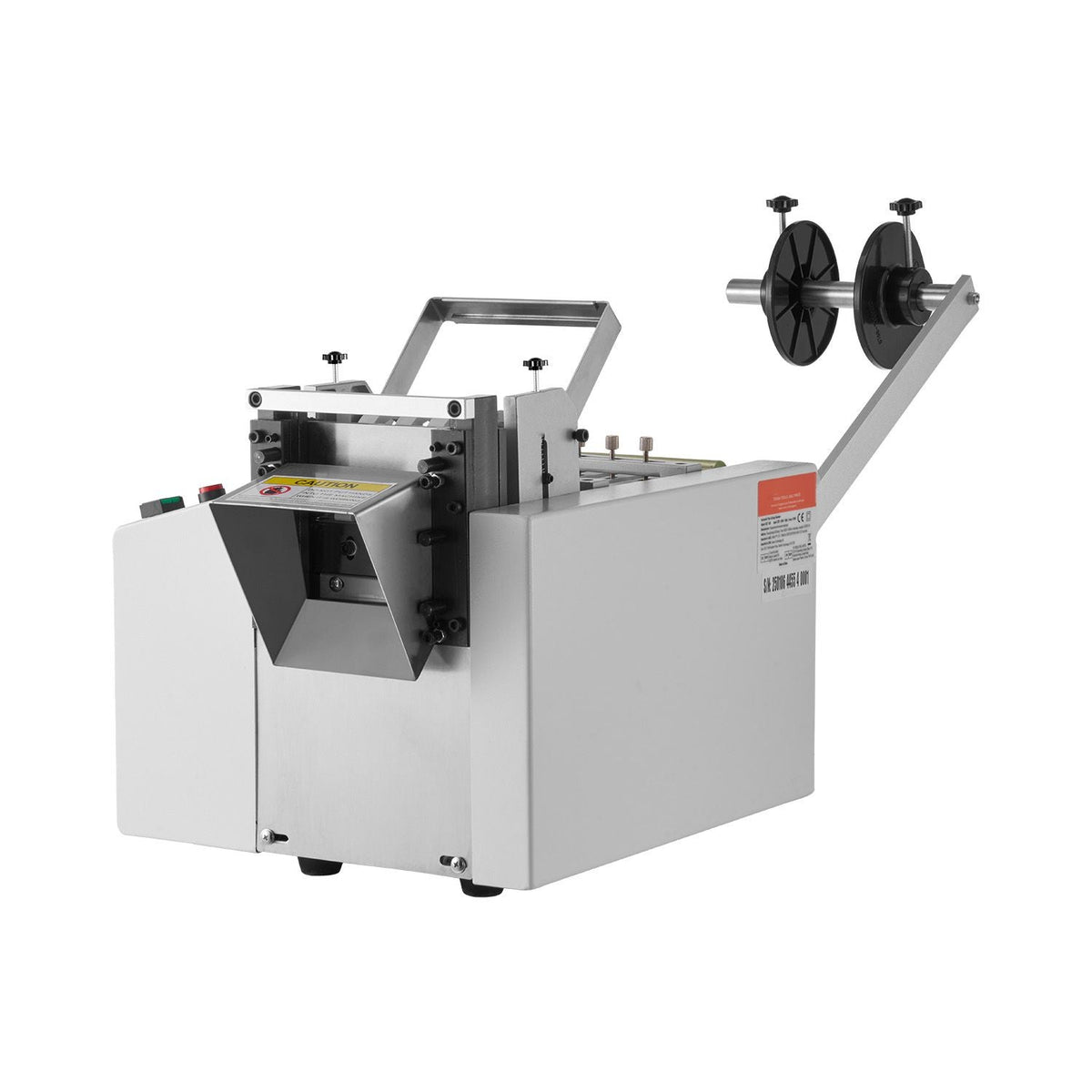 Auto Heat-Shrink Tube Cutter, Cable Pipe Cutting Machine with 1mm-85mm Cutting Width, 0.1mm-99999.9mm Length, Automatic Tube Cutter for Heat Shrink Tube, Fiberglass Tube, Cable, Yellow Wax Tubes