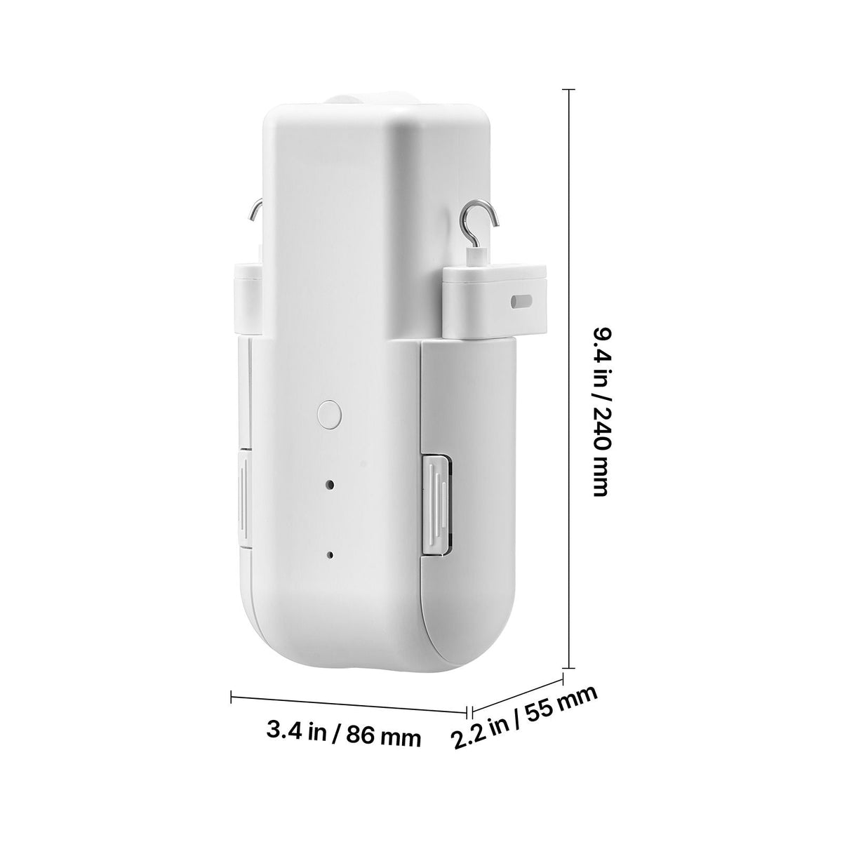 Automatic Curtain Opener, 2 Pack, APP and Remote Control, Hub Included, Electric Smart Curtain Opener Compatible with Alexa and Google Home, Timed Opening and Closing, for Roman Rods, U/I Rails