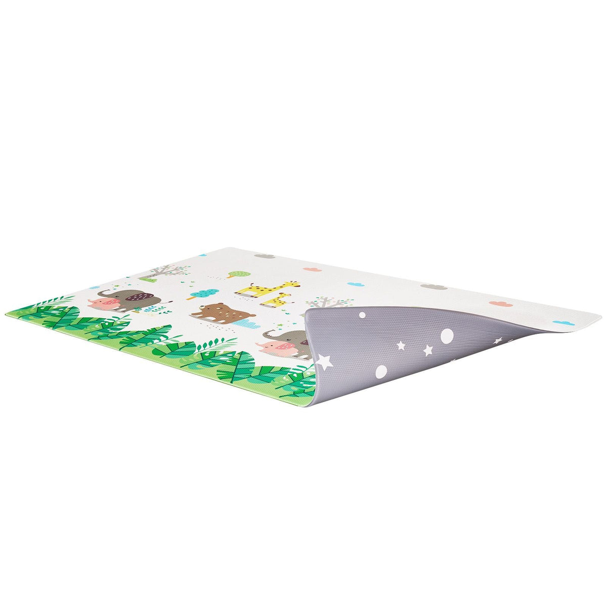 Baby Play Mat, 55"x82" Baby Crawling Mat, Non-Slip One-Piece Soft Cushioned Baby Playmatt, Rollable Reversible Floor Mat, Waterproof Activity Mat