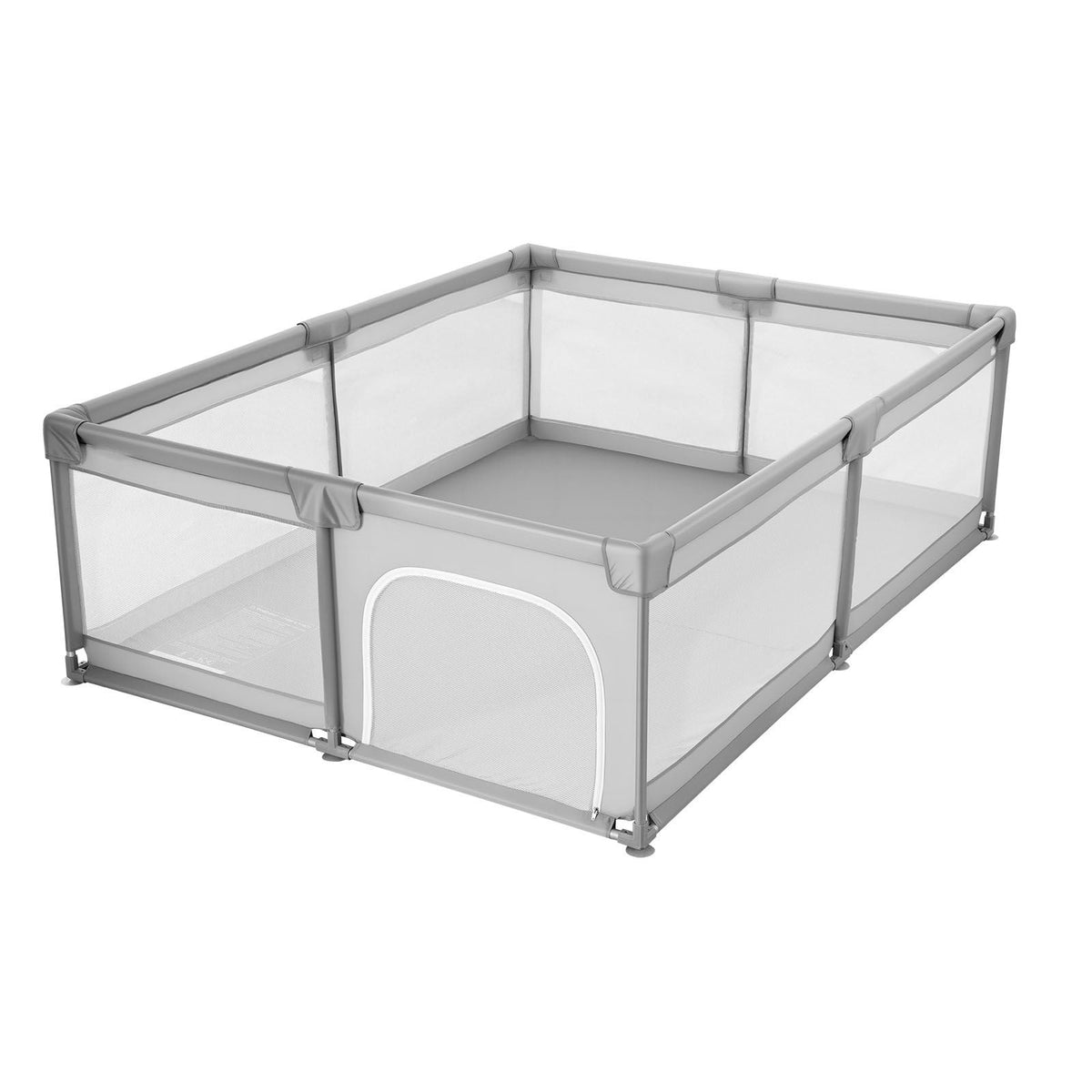 Baby Playpen, 78.7″ x 70.3″ Extra Large Playpen for Babies Toddlers, Indoor/Outdoor Baby Fence Play Yard, No-Gap Safety Activity Center with 50 Ocean Balls, Zippered Door & Soft Breathable Mesh