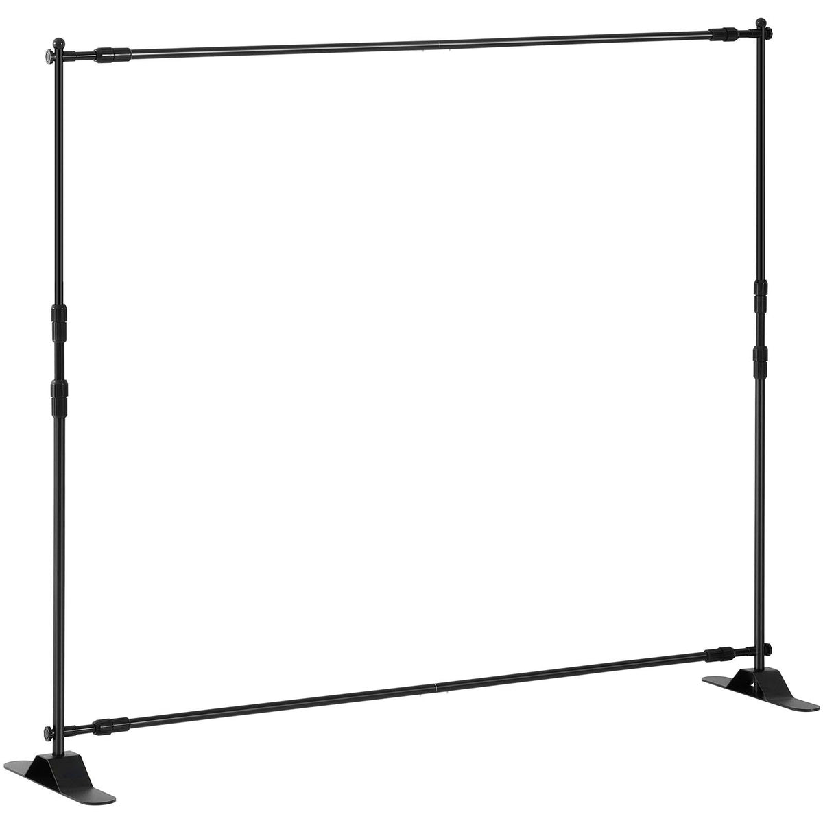 Backdrop Banner Stand 8 x 8 Ft Adjustable Heavy Duty Background Stand with 1 Carrying Bag, Backdrop Stand for Parties Wedding Photo Booth Trade Show