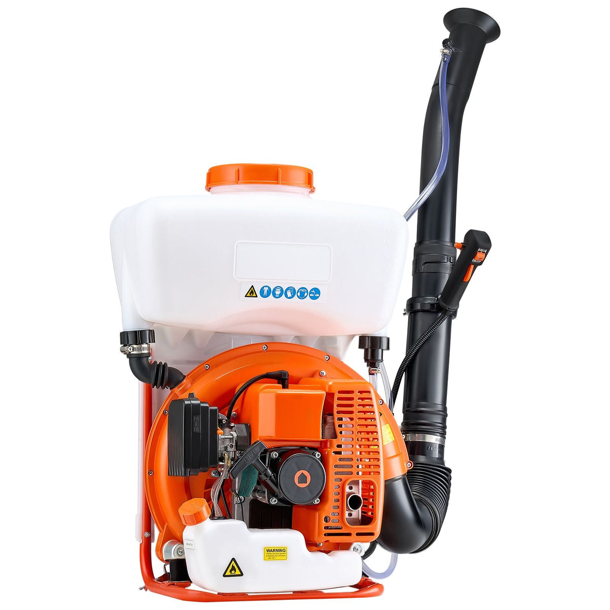 Backpack Fogger Sprayer, 63CC 3HP Engine, Gas Powered Fogger Sprayer with 4 Gallon Tank, Powder and Liquid Mister Duster System for Effective Fleas Ticks Critters Control, Gardening & Farming