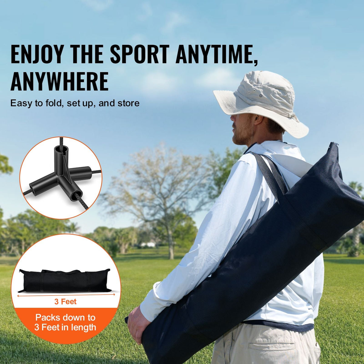 Badminton Net, Height Adjustable Volleyball Net, 20ft Wide Foldable Pickleball Net, Portable Tennis Net Set with Poles, Stand, Bag, Rackets, Nylon Shuttlecocks, Kid Backyard Indoor Outdoor Use