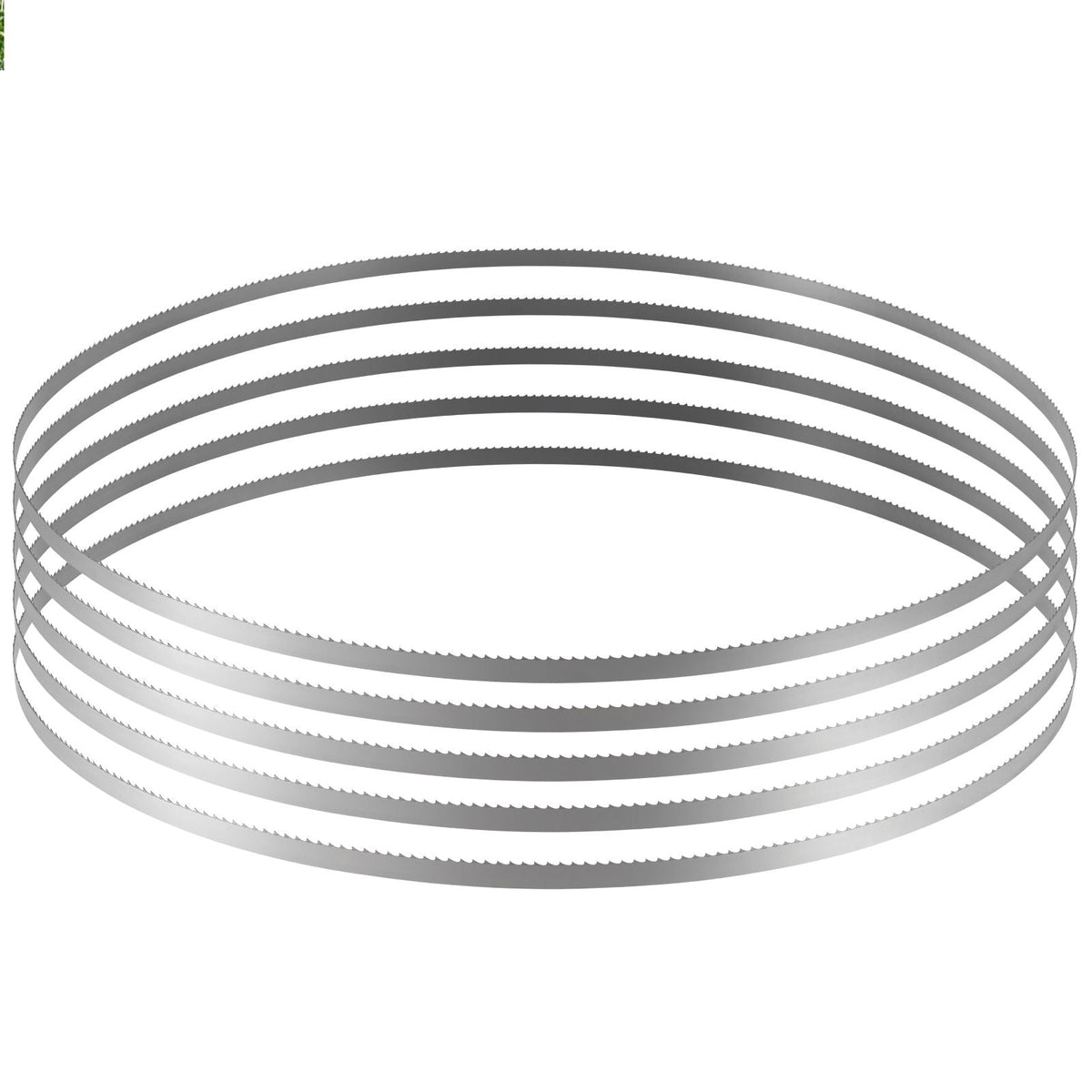 Band Saw Blade, 83.5x0.63x0.02 inch, 5 PCS/Pack Meat Bandsaw Blades for Replacement, Carbon Steel Blade, Meat Cutting Blade Wrapped by Rust-Proof Paper, Fit for Commercial Bone Saw Machines