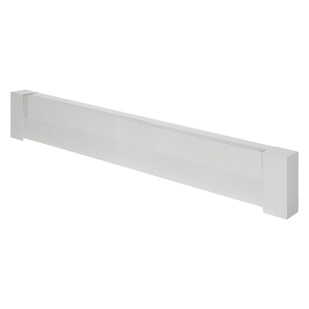 Baseboard Heater Covers, Basic Series 4 ft Standard Electric Heating Unit Front Cover for Home Improvement, Heavy-duty Steel, Easy Installation for Bedroom Replacing Old Cover, White