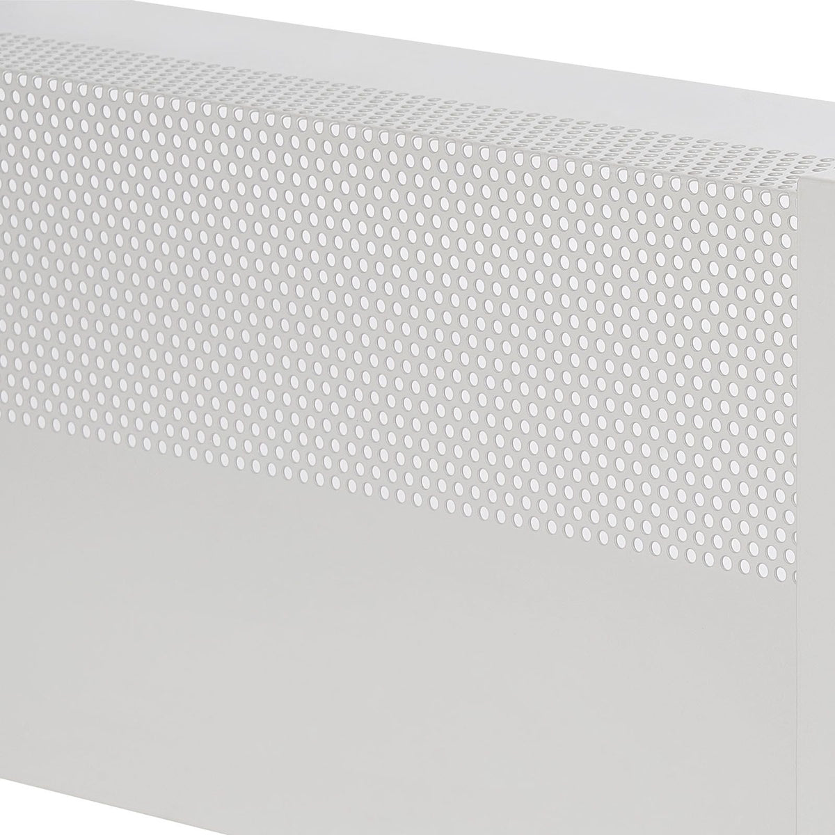 Baseboard Heater Covers, Basic Series 4 ft Standard Electric Heating Unit Front Cover for Home Improvement, Heavy-duty Steel, Easy Installation for Bedroom Replacing Old Cover, White