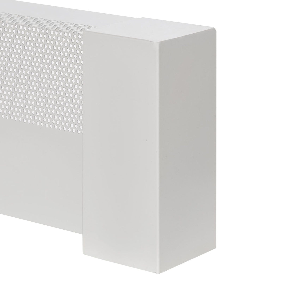 Baseboard Heater Covers, Basic Series 4 ft Standard Electric Heating Unit Front Cover for Home Improvement, Heavy-duty Steel, Easy Installation for Bedroom Replacing Old Cover, White