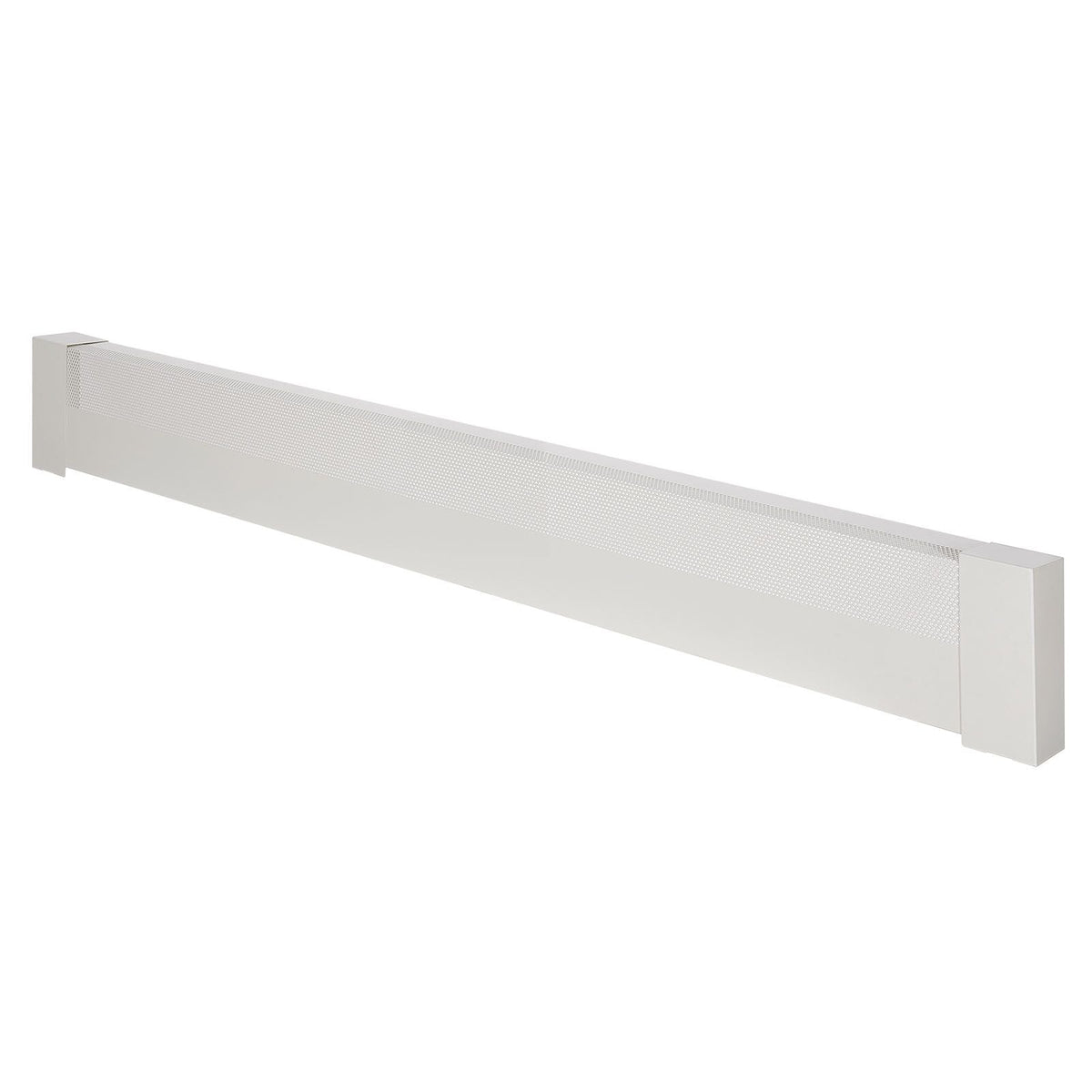 Baseboard Heater Covers, Basic Series 5 ft Standard Electric Heating Unit Front Cover for Home Improvement, Heavy-duty Steel, Easy Installation for Bedroom Replacing Old Cover, White