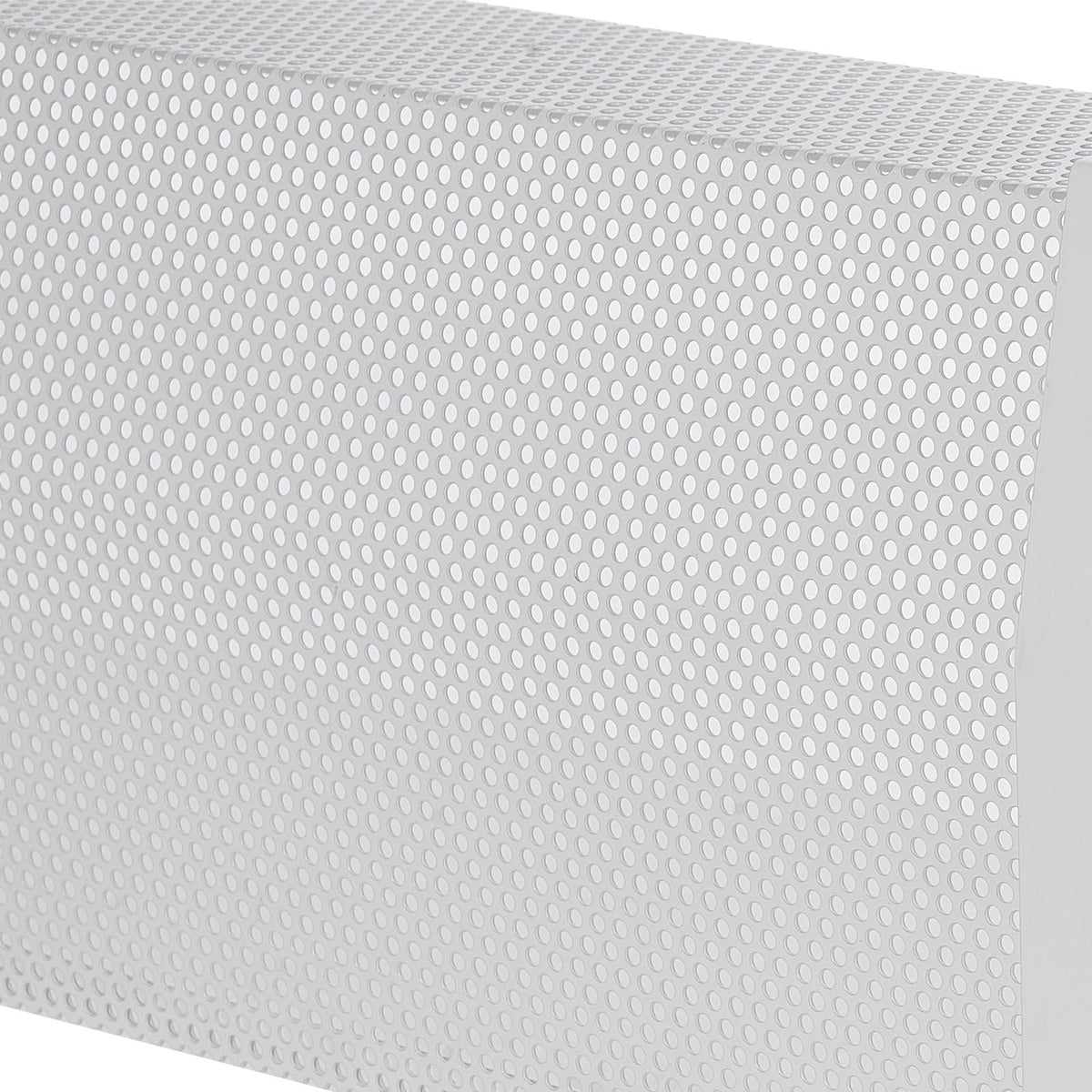 Baseboard Heater Covers, Premium Series 4 ft Standard Electric Heating Unit Front Cover for Home Improvement, Heavy-duty Steel, Easy Installation for Bedroom Replacing Old Cover, White