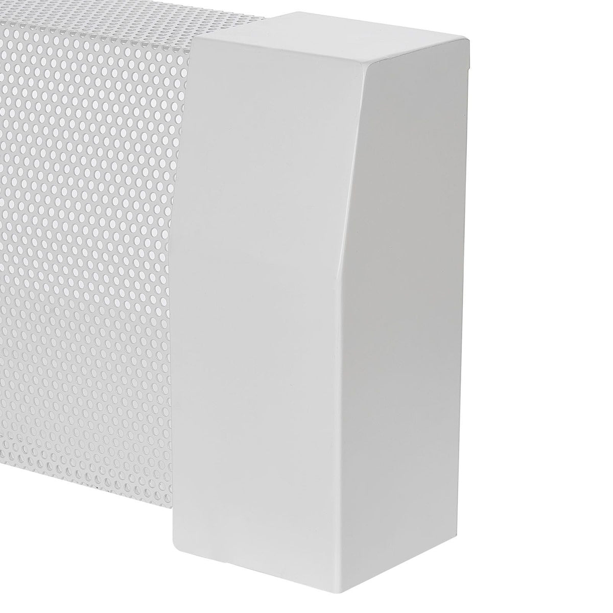 Baseboard Heater Covers, Premium Series 4 ft Standard Electric Heating Unit Front Cover for Home Improvement, Heavy-duty Steel, Easy Installation for Bedroom Replacing Old Cover, White