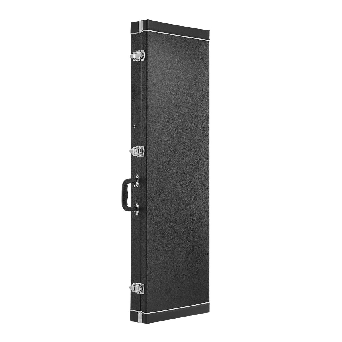 Bass Guitar Hard Case, 48.03 in Rectangular Guitar Hard Case, With Lock Latch Keys Handle, PVC Padding Soft Lining Water-Resistant Hard Shell Guitar Cases, for 39-46.5 in Bass Guitars, Black