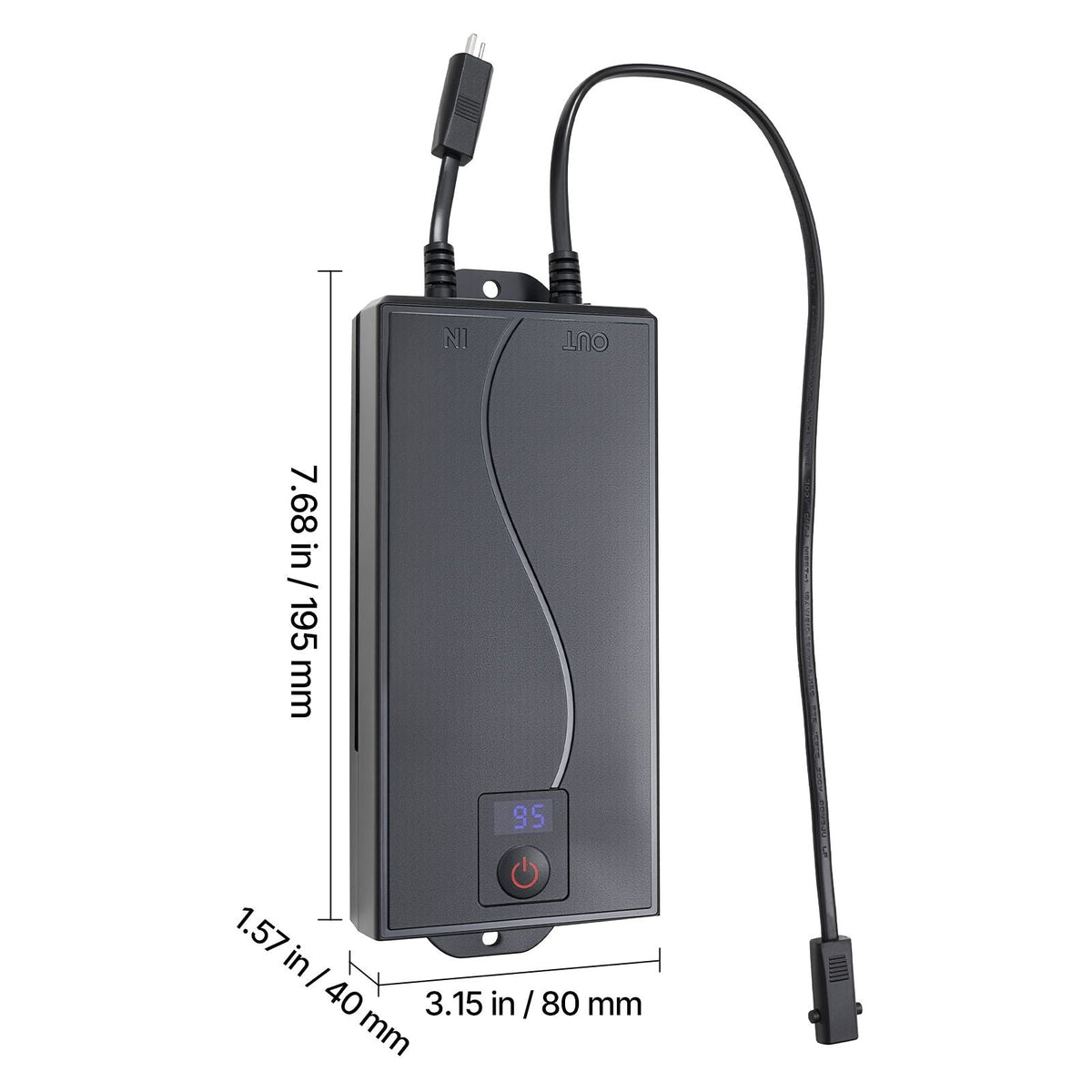 Battery Pack for Reclining Furniture, 2500 mAh Rechargeable Recliner Battery Pack, with Universal 2-Pin Connection and LED Display Screen, for Electric Recliner, Sofa, Couch, and Lift Chair