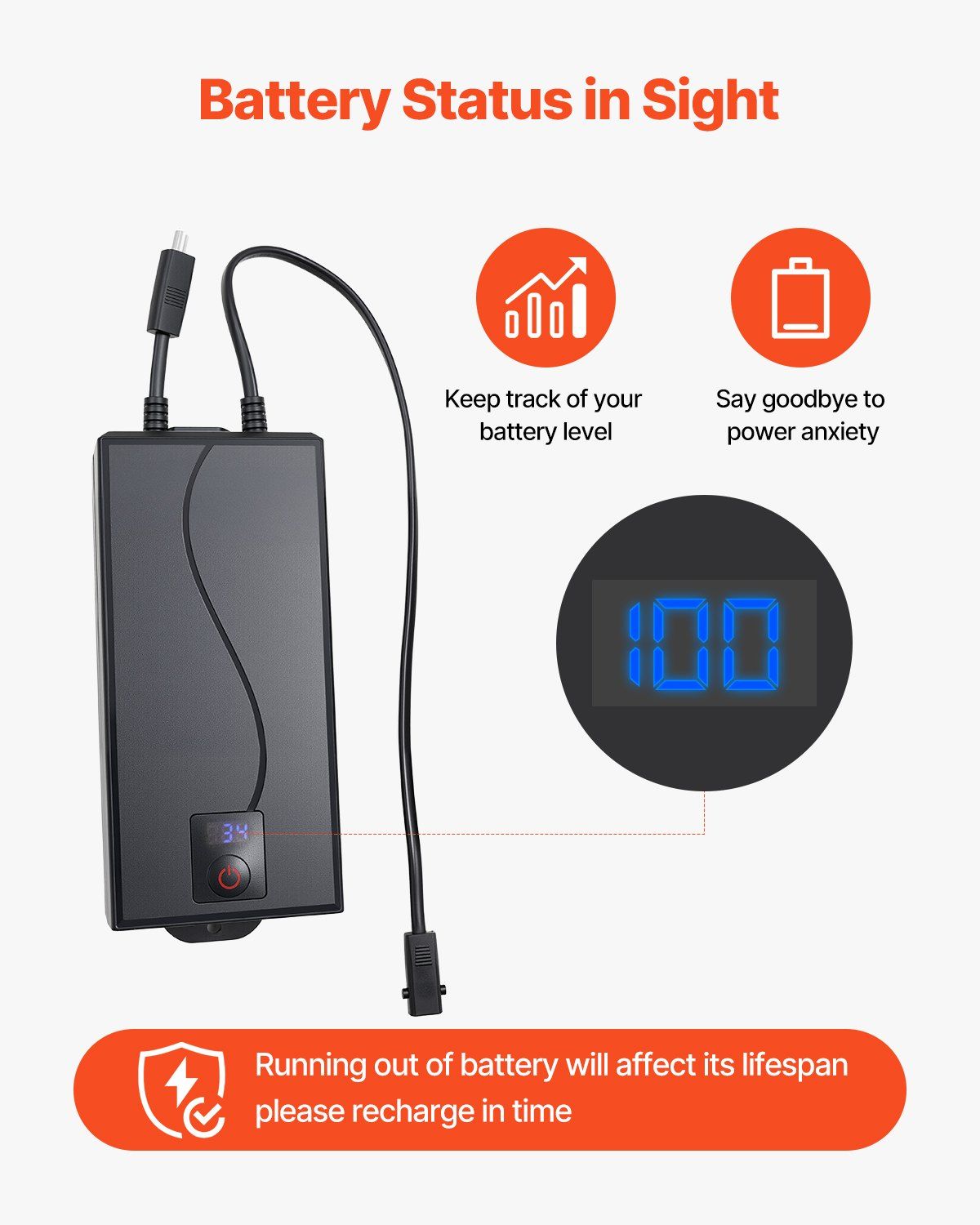 Battery Pack for Reclining Furniture 5000 mAh 2-Pin Recliner Battery Pack