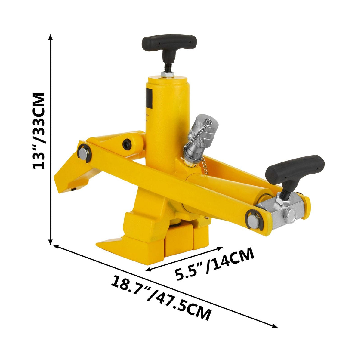 Bead Breaker Tool 10,000PSI Air Hydraulic Foot Pump for Tractor Truck Tire Bead Breaker with Feet and Claw Commercial Tractor Truck Tire Hydraulic Changer
