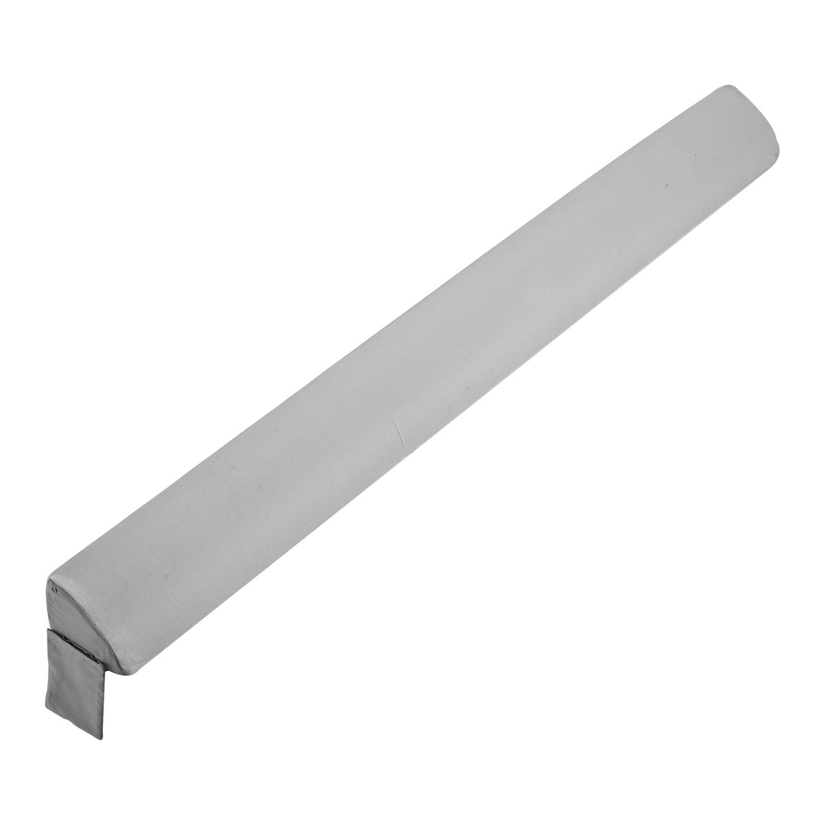 Bed Wedge Pillow for Headboard, King Size, 76"x6"x4.5" Bed Gap Filler, Fill 0-4" Gap Between Headboard and Mattress, 25D Foam Mattress Wedge Headboard Pillow with Side Pocket, for Backrest, Gray