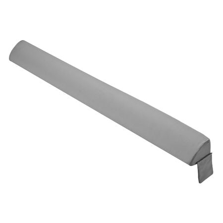 Bed Wedge Pillow for Headboard, King Size, 76"x6"x4.5" Bed Gap Filler, Fill 0-4" Gap Between Headboard and Mattress, 25D Foam Mattress Wedge Headboard Pillow with Side Pocket, for Backrest, Gray