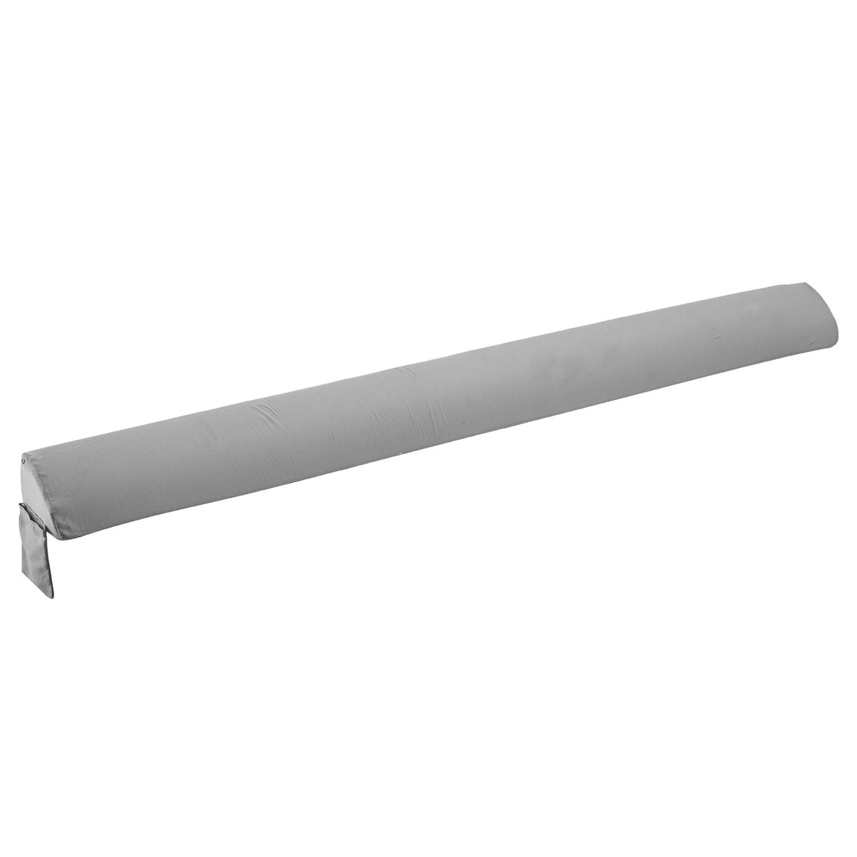 Bed Wedge Pillow for Headboard, King Size, 76"x6"x4.5" Bed Gap Filler, Fill 0-4" Gap Between Headboard and Mattress, 25D Foam Mattress Wedge Headboard Pillow with Side Pocket, for Backrest, Gray