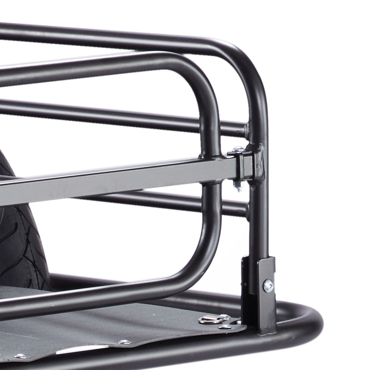 Bike Cargo Trailer, 275 lbs Load Capacity, Heavy-Duty Bicycle Wagon Cart, Foldable Compact Storage & Quick Release with Universal Hitch, 20" Wheels, Fits Most Bike Wheels, Carbon Steel Frame